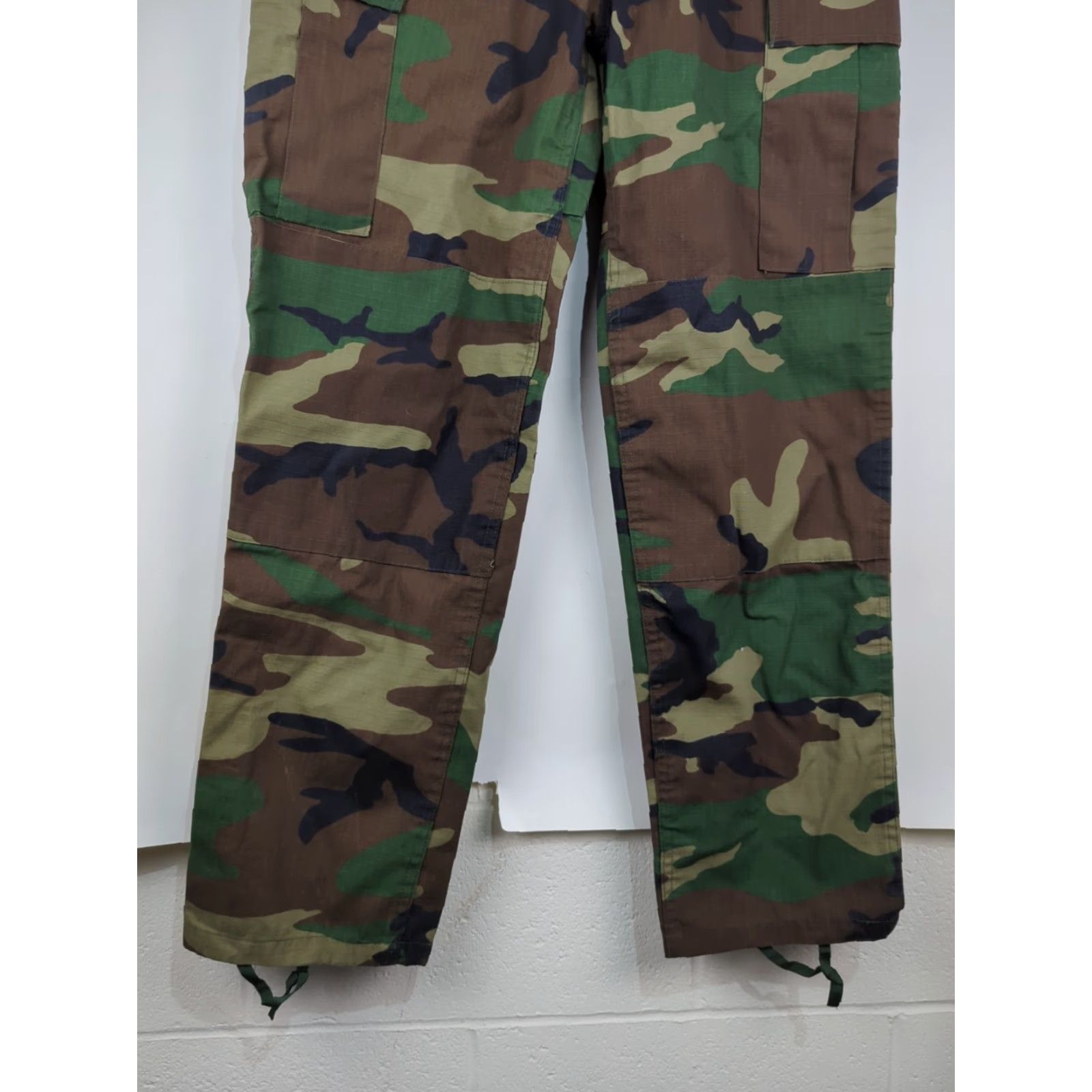 Vintage Vanguard Men’s BDU Pants Camo Camouflage Cargo Button Fly 30x30 Gray Regular Pants Mens Size US 30 / EU 46 - 6 Thumbnail