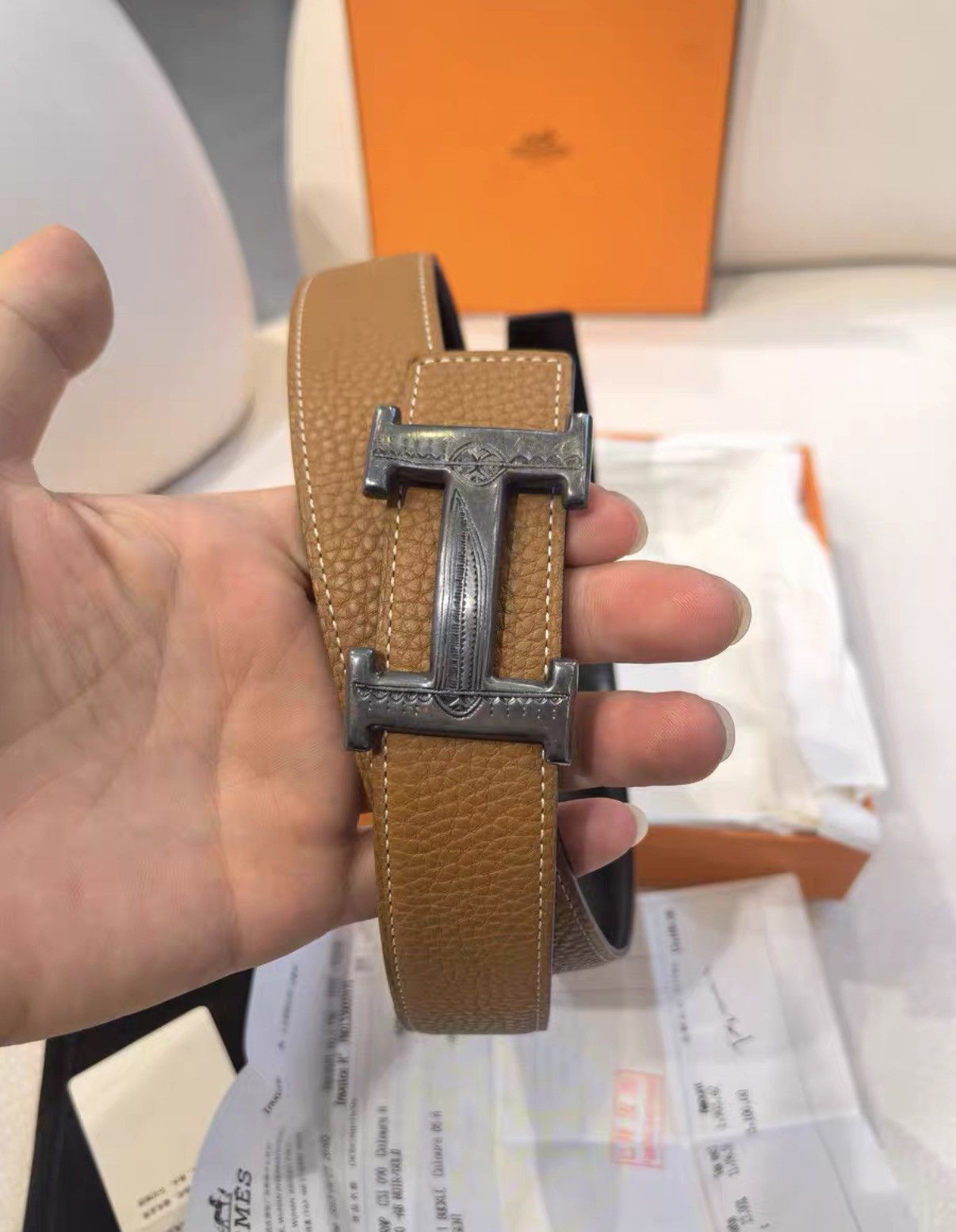 Hermes Hermès vintage limited-edition belt J38 Size ONE SIZE - 1 Thumbnail