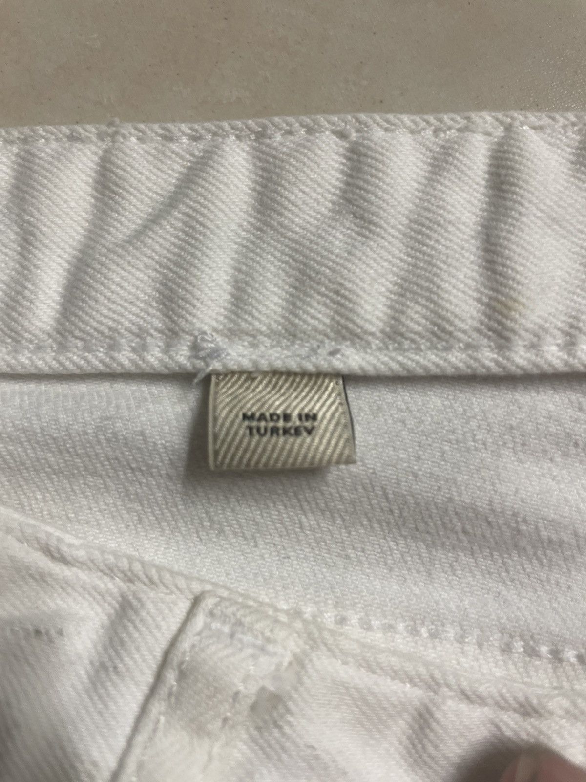 Burberry Burberry White Denim Jeans Size 34 - 5 Thumbnail