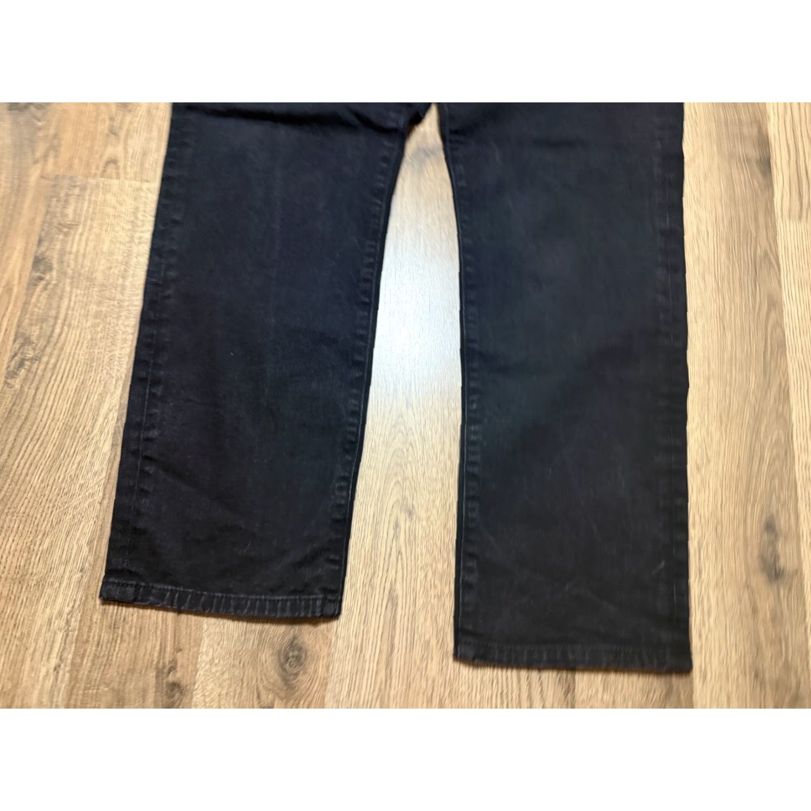 Eddie Bauer Eddie Bauer Jeans Men 40x30 Black Denim Straight Regular Waist 40in 5-Pocket Dark Wash Denim Leg Style Straight Mens Size US 40 / EU 56 - 3 Thumbnail
