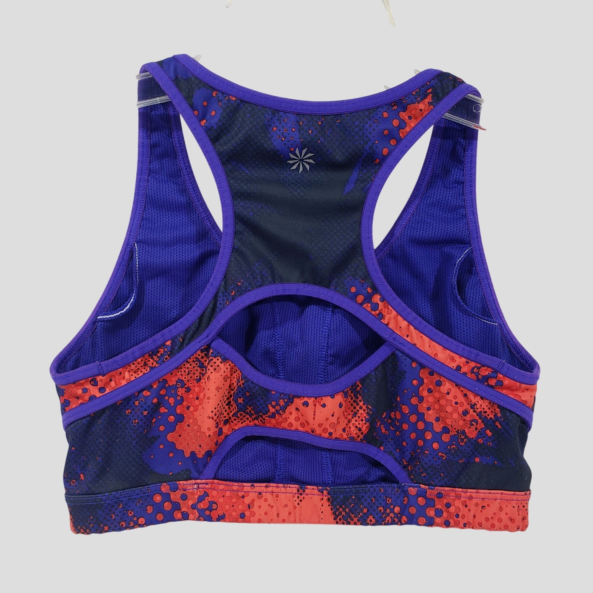 Athleta Athleta Double Dare Sports Bra Electro Splatter Print Size M Size M / US 6-8 / IT 42-44 - 3 Thumbnail