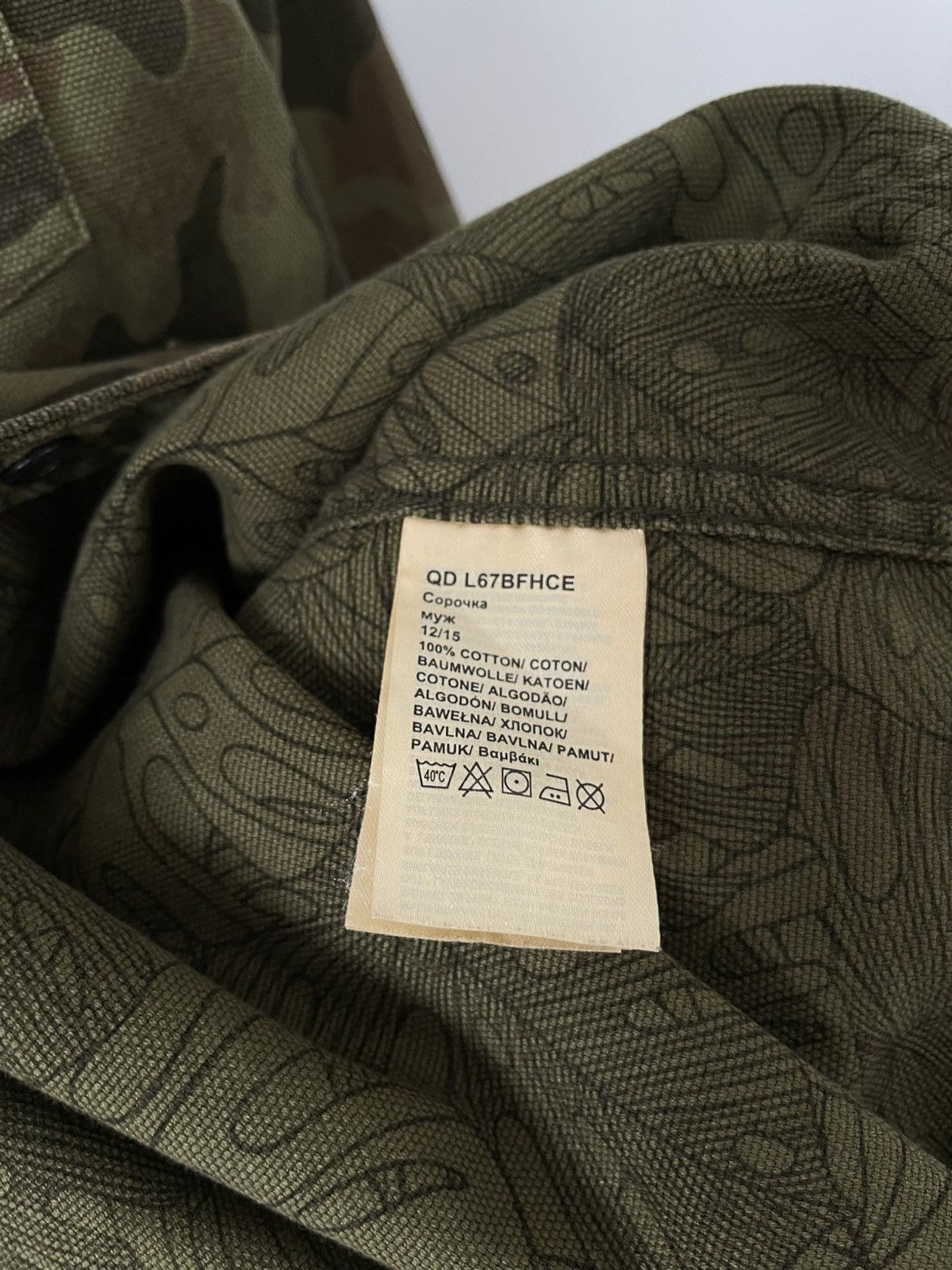 Lee LEE Woodland Camo Military Canvas Chore Jacket Size US S / EU 44-46 / 1 - 9 Thumbnail