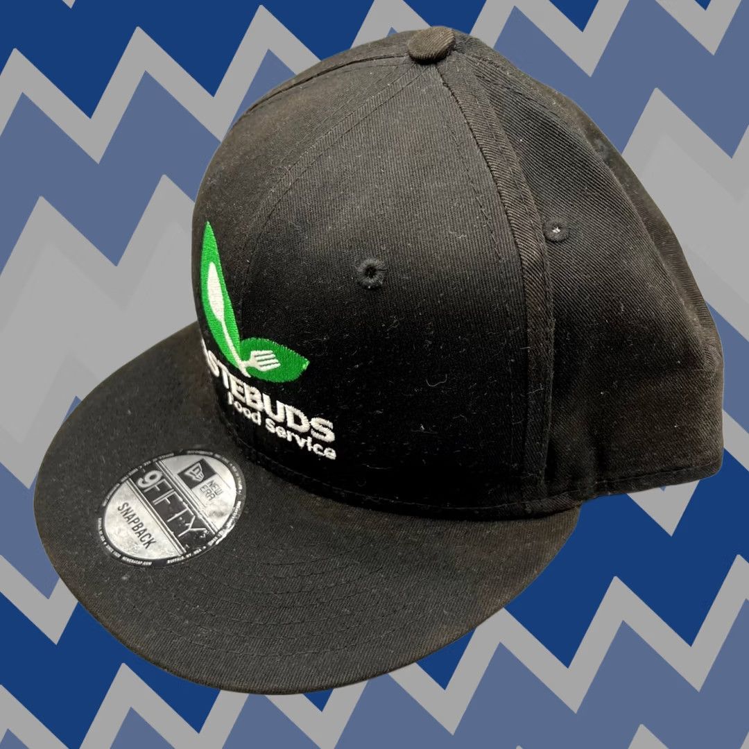 New Era New Era Tastebuds Hat Men Black 9Fifty Snapback Cap adjustable Cotton Canvas Logo Sports Crew Mens Size ONE SIZE - 1 Thumbnail