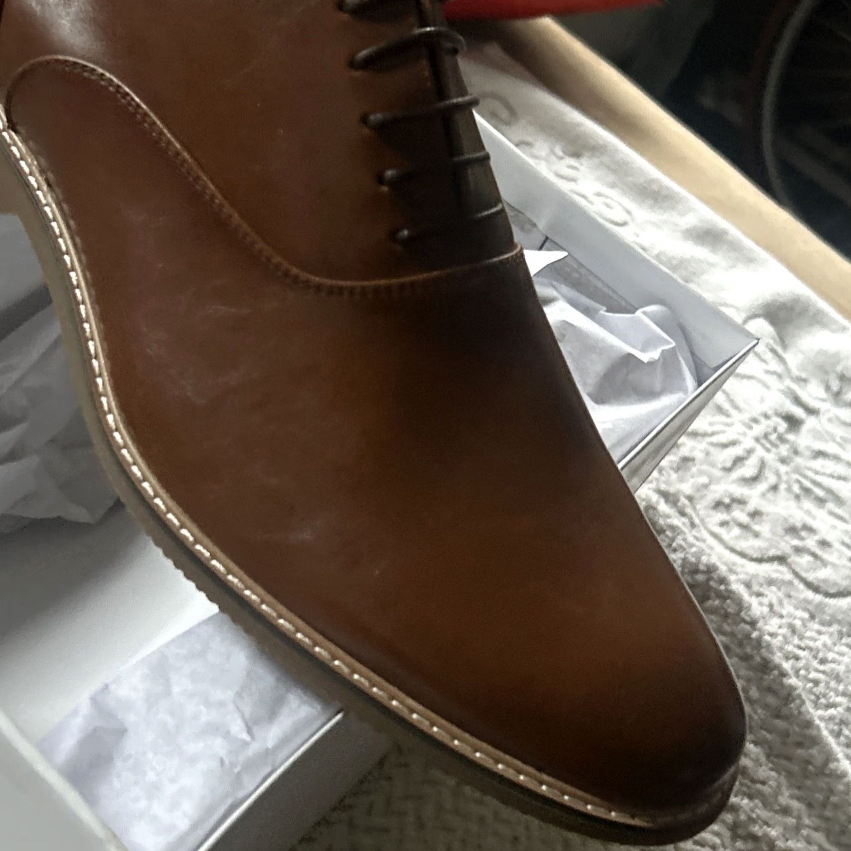 Steve Madden VINTAGE Steve Madden Nunan Dress Shoes Oxford Leather Brown 13 Mens Shoes Size US 13 / EU 46 - 3 Thumbnail
