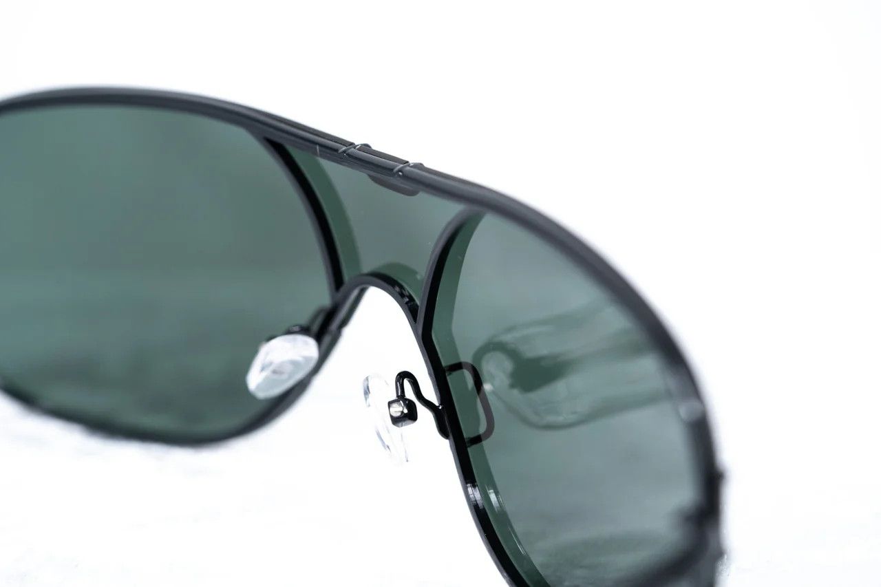 Yohji Yamamoto Yohji Yamamoto Sunglasses Black and Grey Size ONE SIZE - 8 Thumbnail