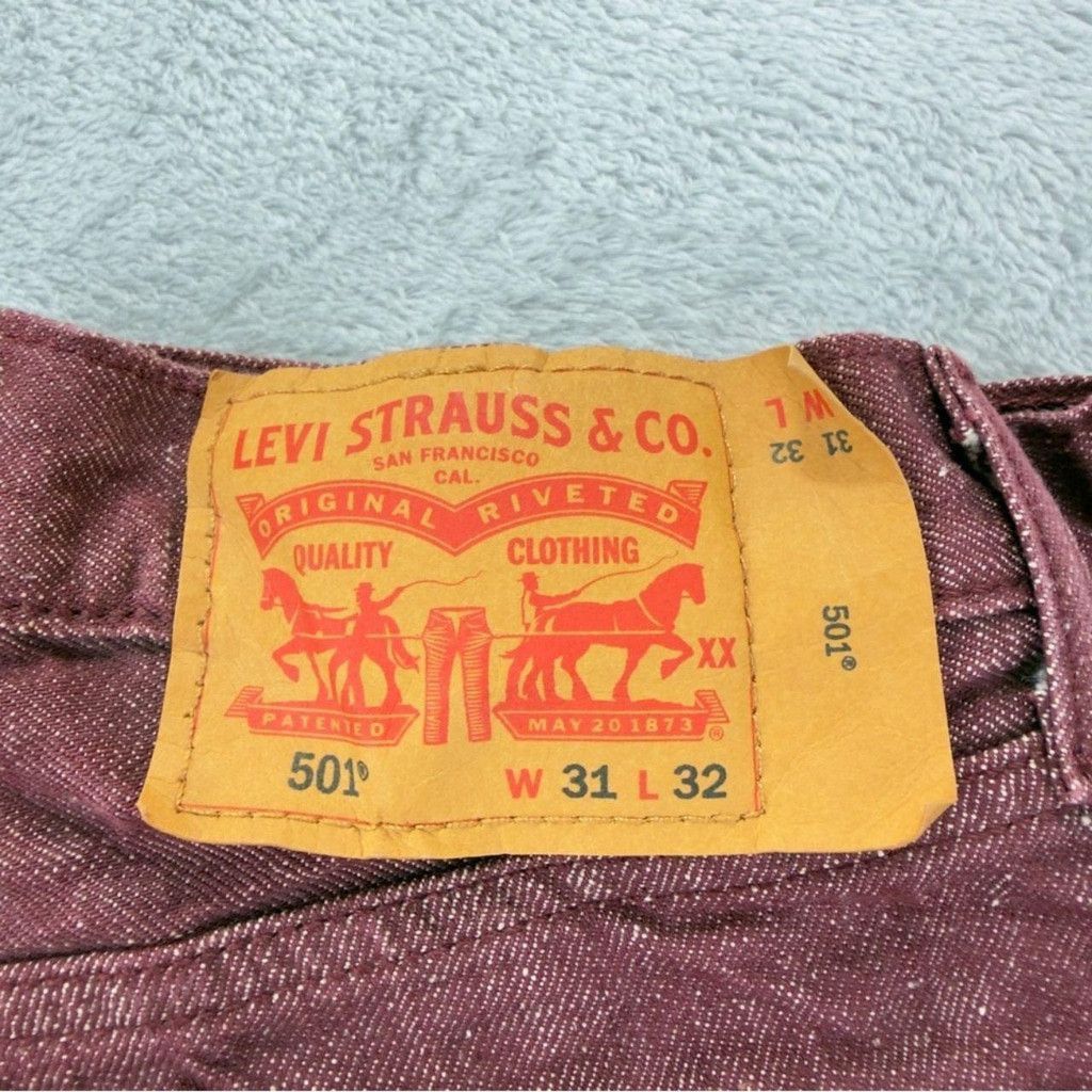 Levi's Levi's 501 Men's Sz 31x30 White Oak Cone Denim Made in Size US 31 - 2 Thumbnail