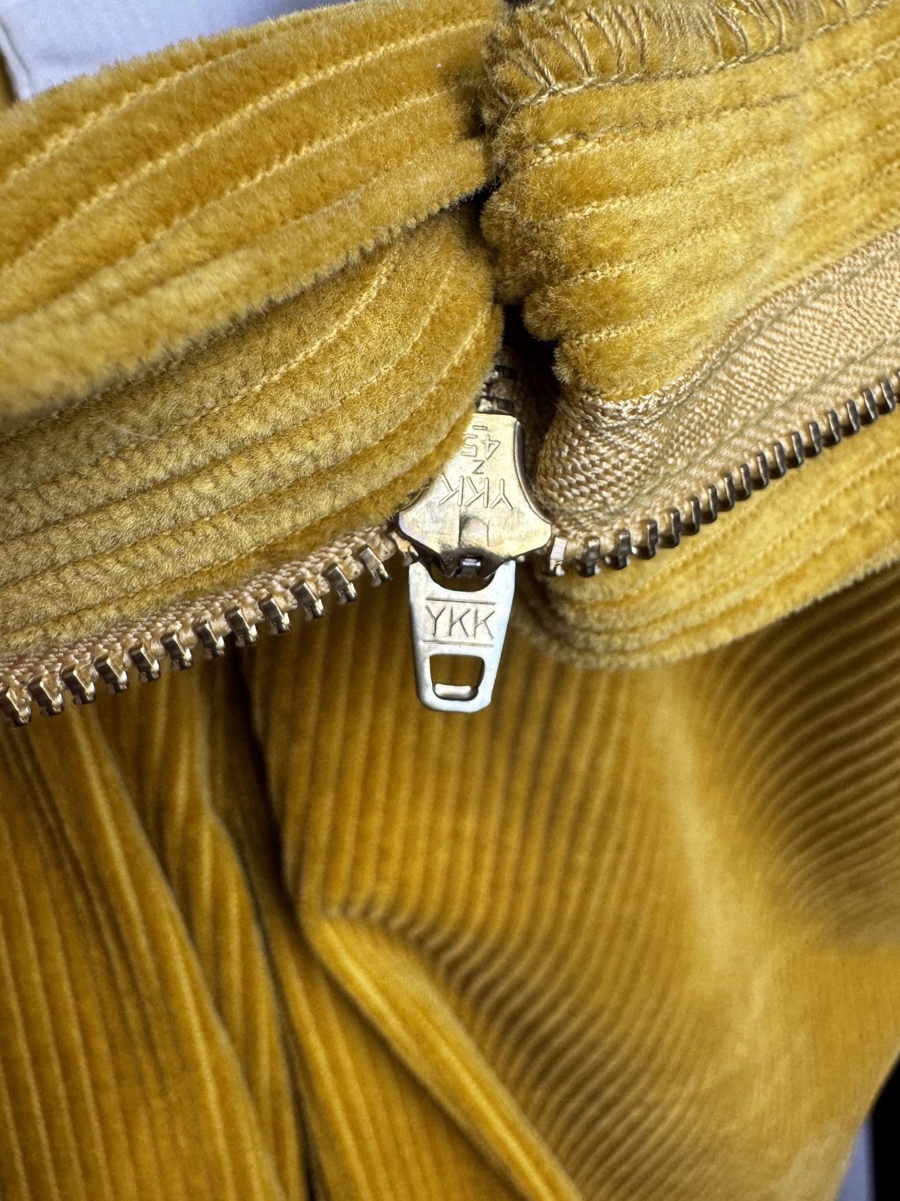 Lee LEE Corduroy Relaxed Chino Nugget Gold Cropped Size US 29 - 9 Thumbnail