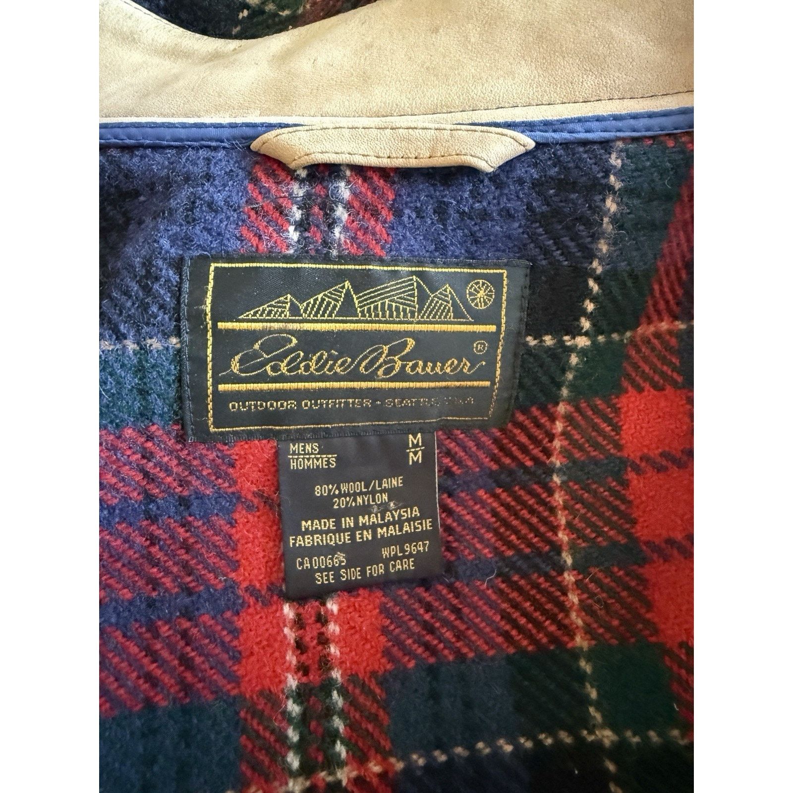 Eddie Bauer Vtg Eddie Bauer Jacket Tartan Wool Plaid Button Barn Coat Size M / US 6-8 / IT 42-44 - 9 Thumbnail
