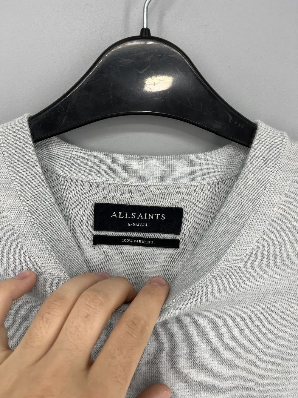Other Vintage Allsaints Merino Wool Sweater Y2K Japanese Brand Size US XS / EU 42 / 0 - 7 Thumbnail