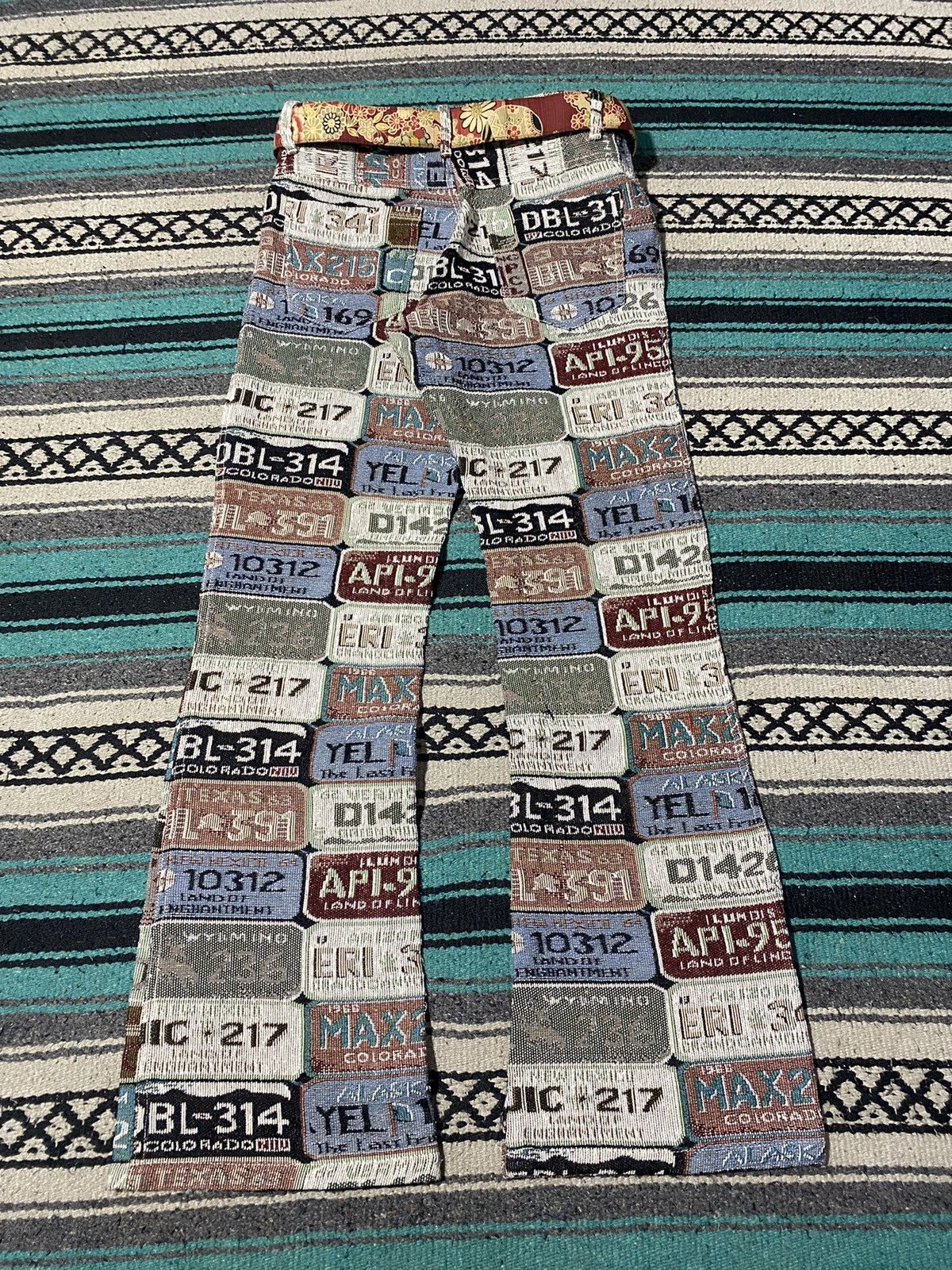 Hysteric Glamour 2000s Algonquins - Vintage Cotton Flared Pants Size US 29 - 8 Thumbnail