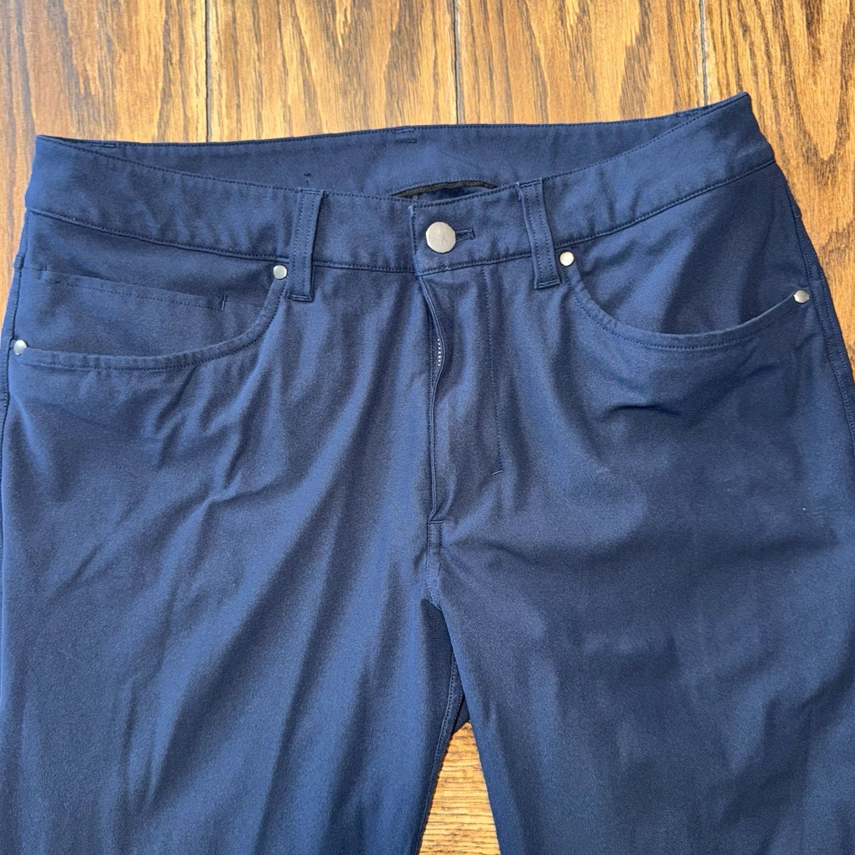 Lululemon Lululemon Men’s Blue Pants 31x30 Stretch Zip Pocket Regular Size US 31 - 2 Thumbnail