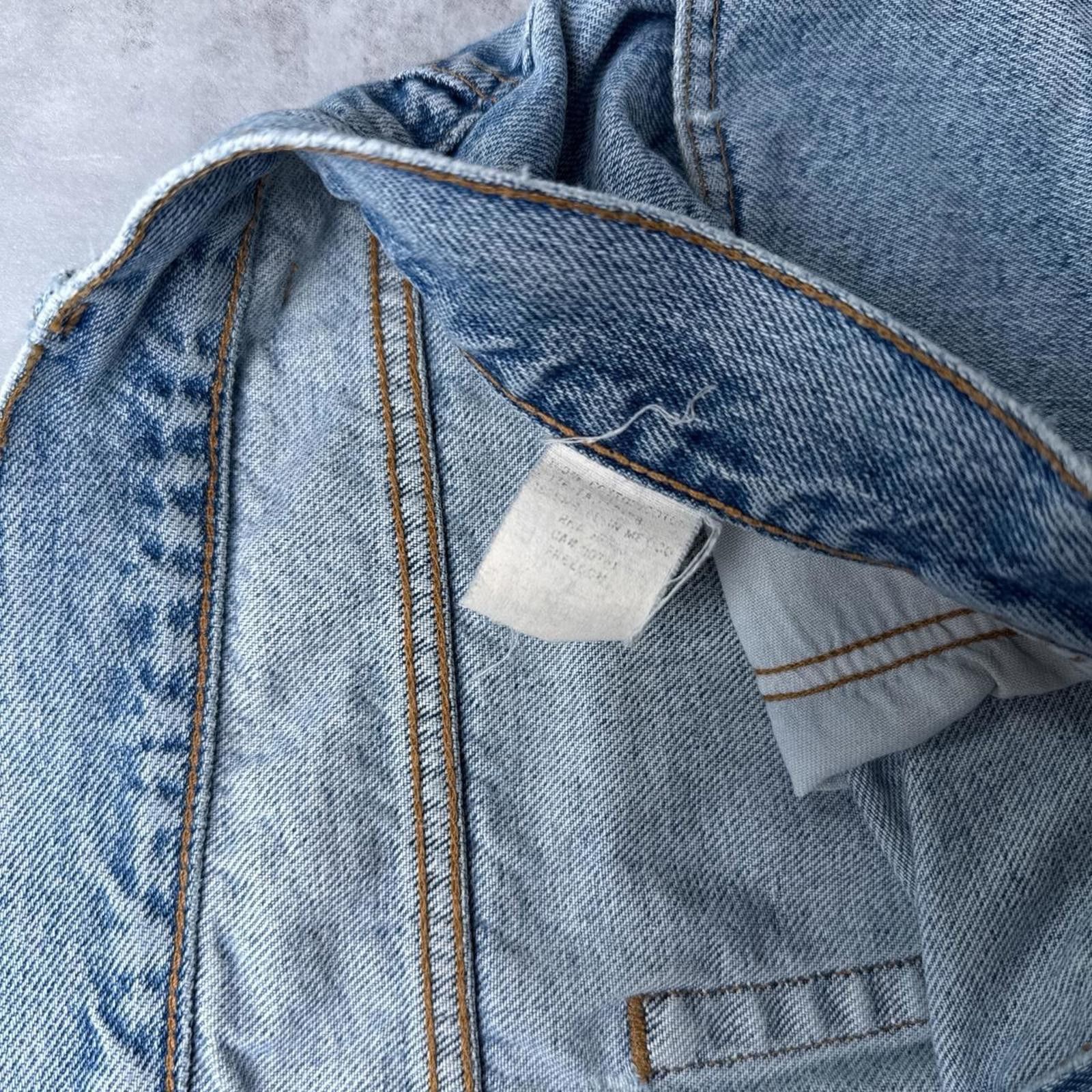 Tommy Hilfiger Y2K Tommy Hilfiger 00s Denim Baggy Shorts Size US 36 / EU 52 - 8 Thumbnail