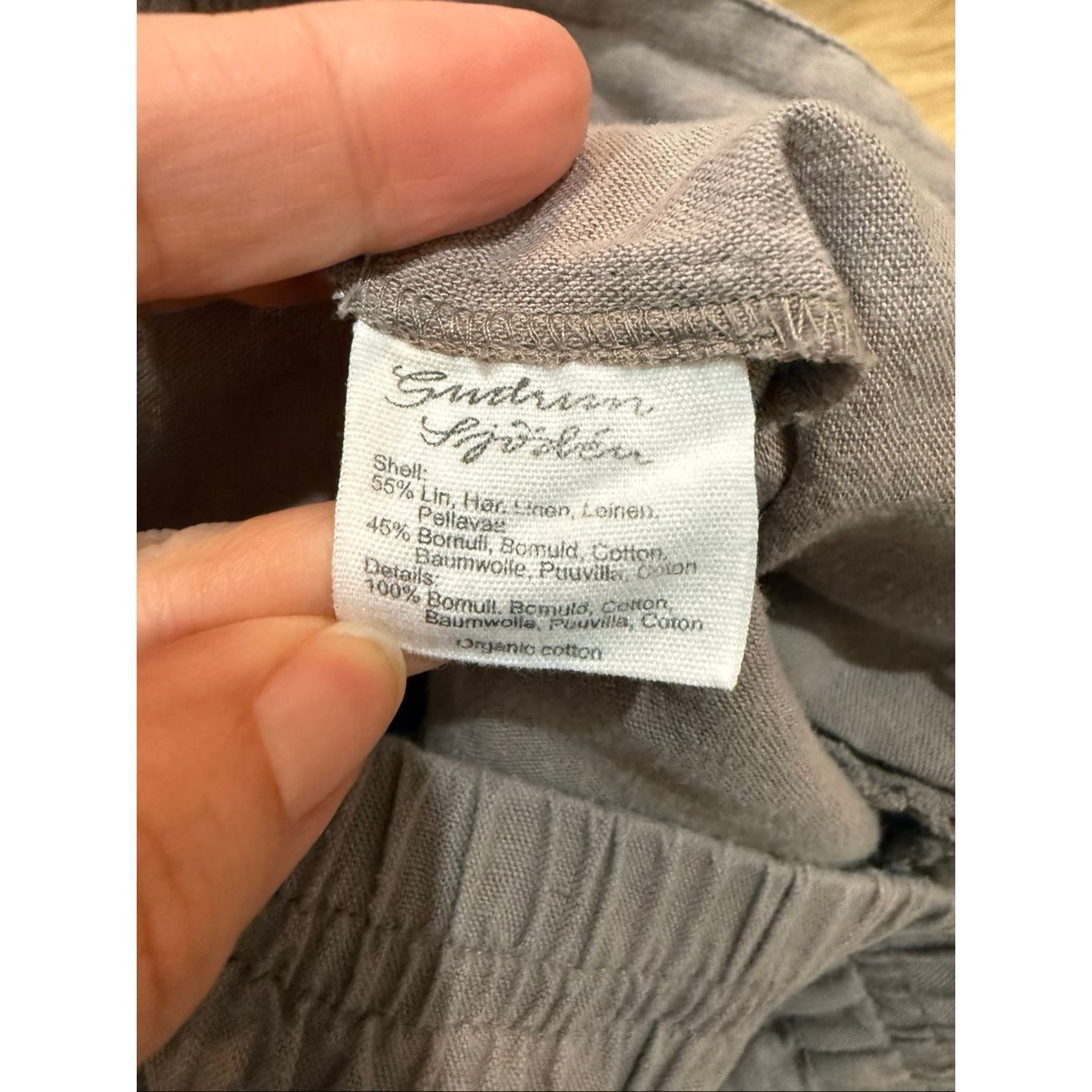 Guru Gudrun Sjoden set Sånglärka green blouse and pants Lagenlook Size S / US 4 / IT 40 - 9 Thumbnail