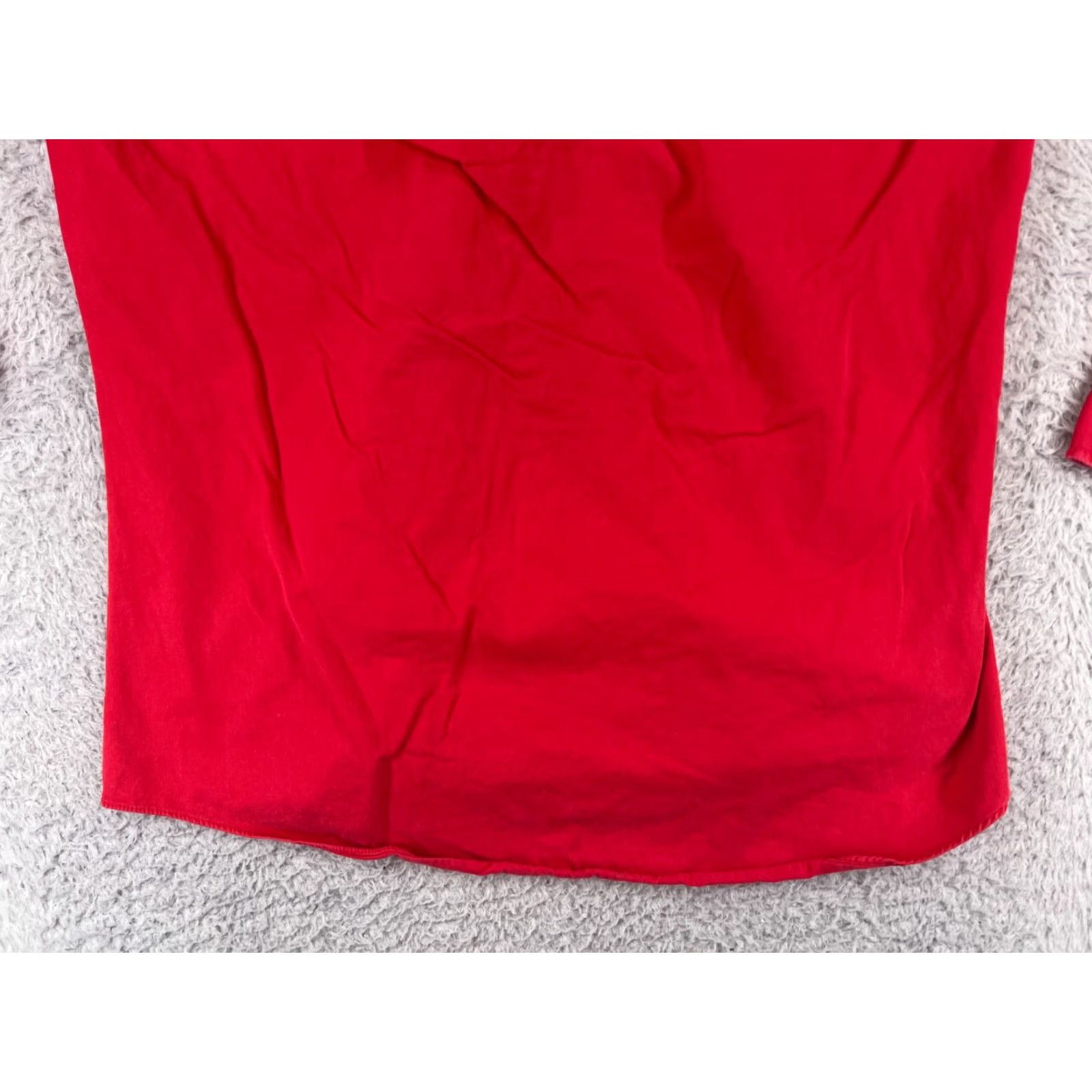 Lee Lee Shirts Mens Large Red Long Sleeve Button Up 100% Cotton Pockets Twill Durable Size US L / EU 52-54 / 3 - 7 Thumbnail