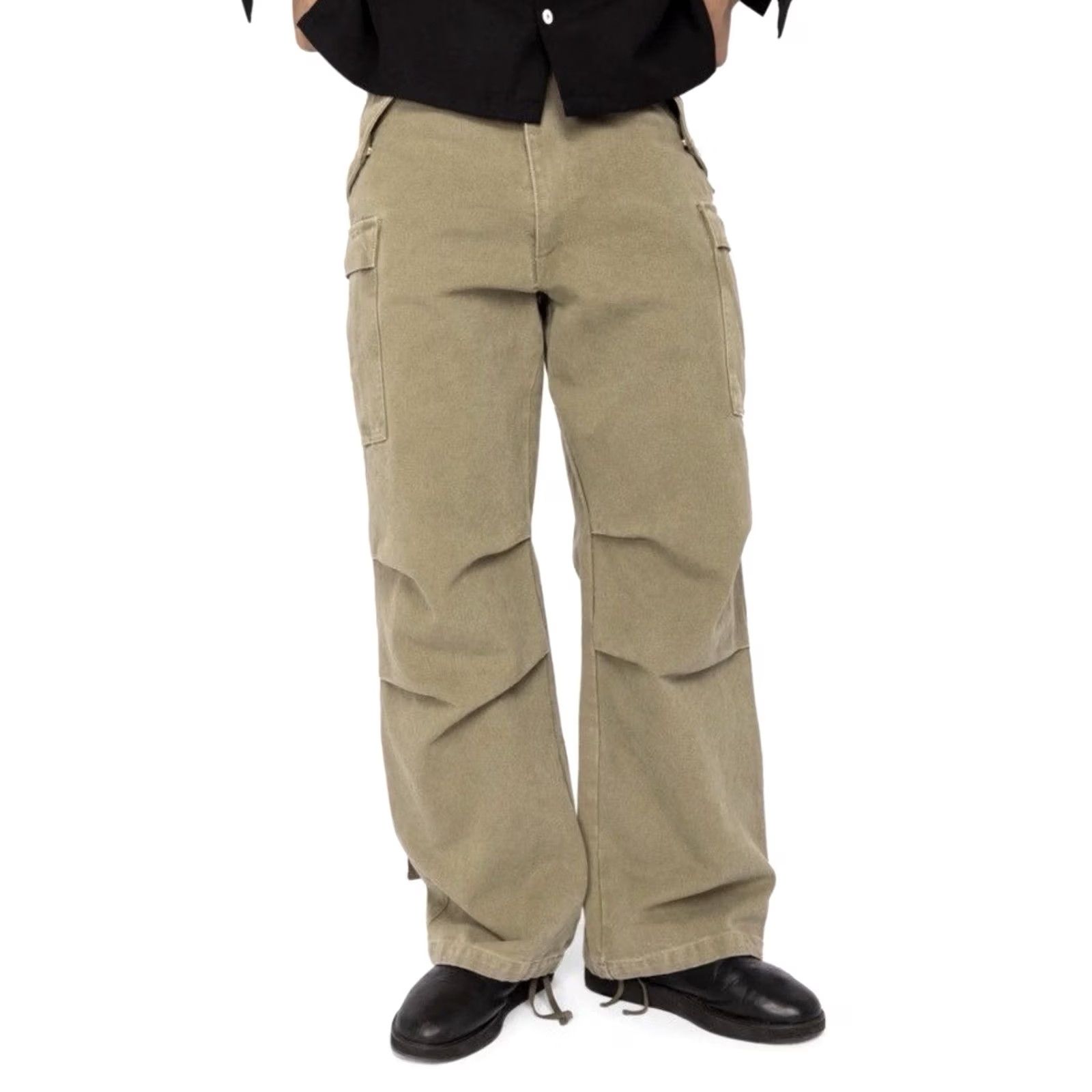 Vintage NWT No Maintenance Six Pocket Vintage Wash Wide Leg Baggy Cargo Pants Sz 30 Mens Pants Regular Size 30 Cargo Vintage Wash Baggy Wide-Leg 90s Mens Size US 30 / EU 46 - 4 Thumbnail