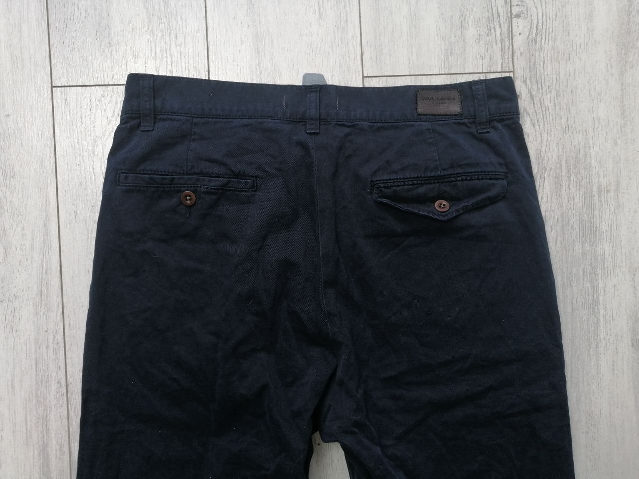 Dolce & Gabbana Men's chinos Dolce & Gabbana dark blue, size IT 44. Size US 28 / EU 44 - 5 Thumbnail