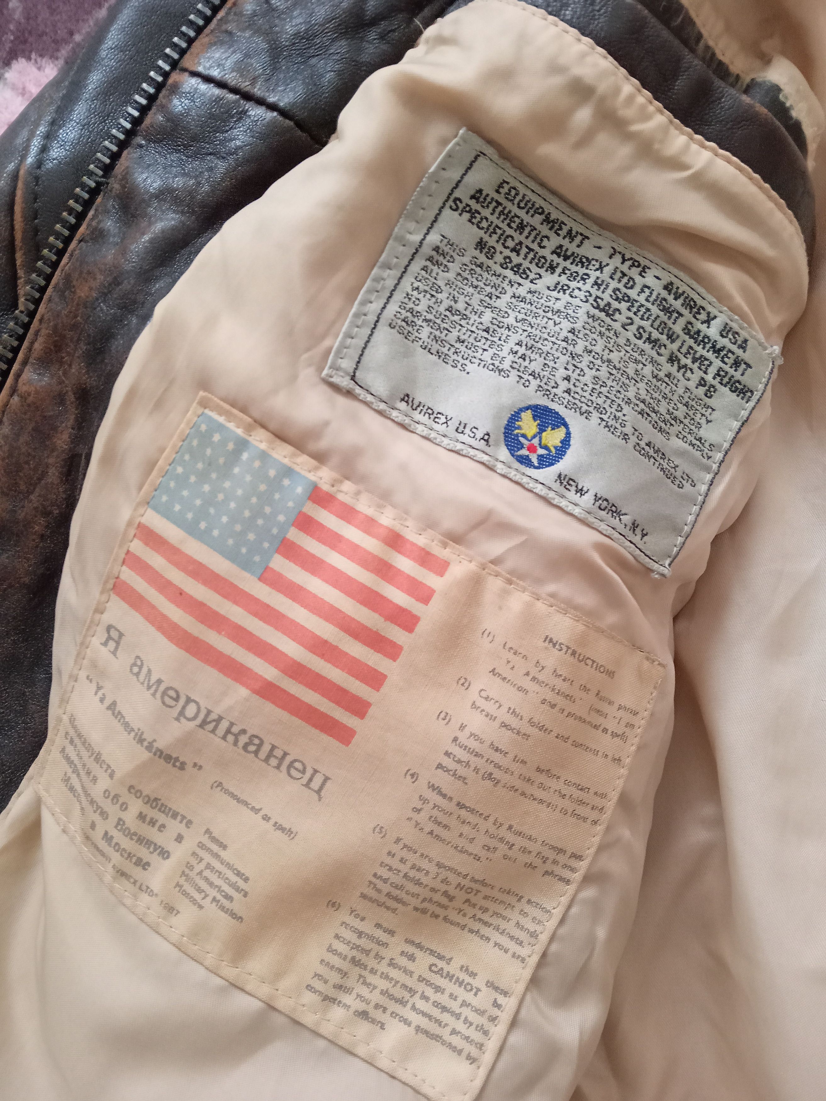 Avirex Avirex Flying Tigers Vintage Distressed Leather Jacket Size US M / EU 48-50 / 2 - 13 Thumbnail