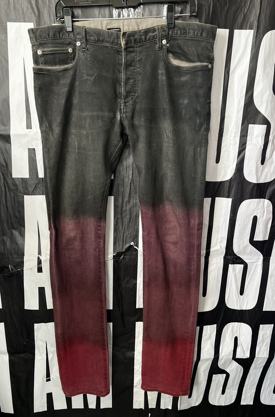 Dior Dior Homme AW09 Waxed Gradient Denim Size US 36 / EU 52 - 1 Thumbnail