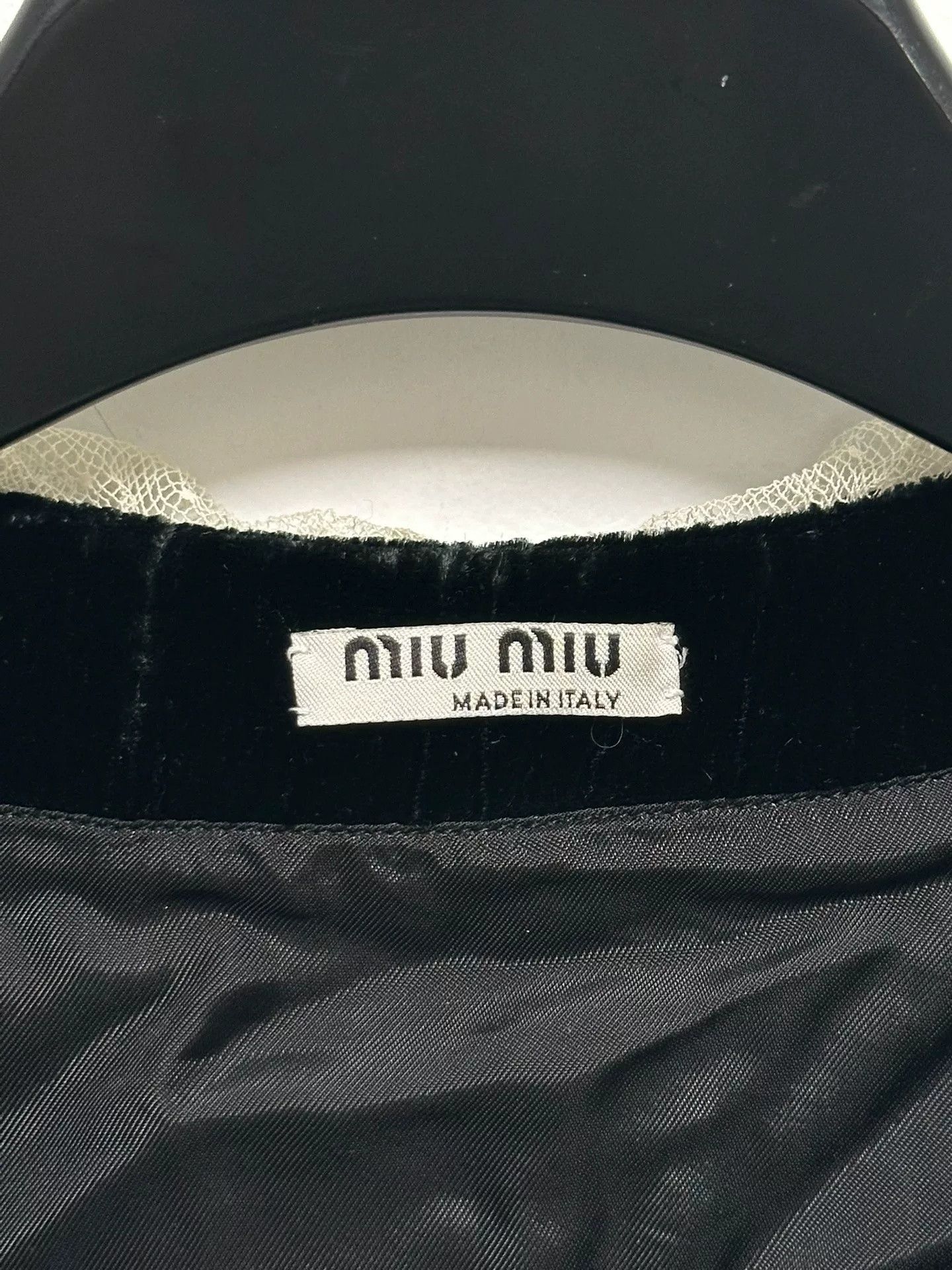 Miu Miu Miu Miu Velvet Lace Collar Jacket Size US S / EU 44-46 / 1 - 3 Thumbnail