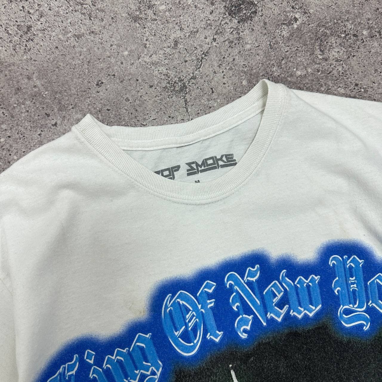 Rap Tees Pop Smoke King of New York rap tee y2k official og hype rare Size US M / EU 48-50 / 2 - 6 Thumbnail