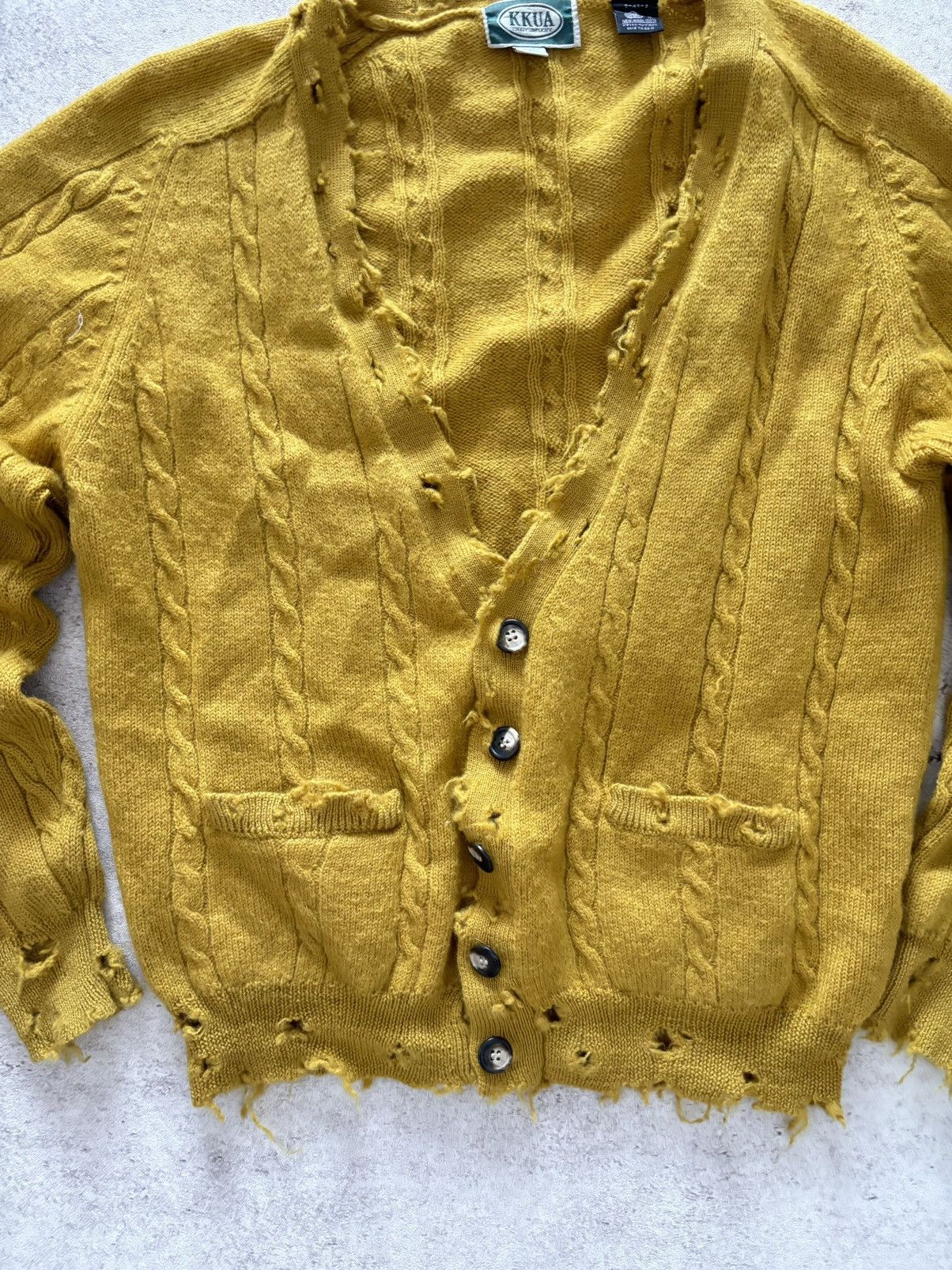 Vintage Vintage Cardigan Knit Wool from KKU Size US M / EU 48-50 / 2 - 2 Thumbnail