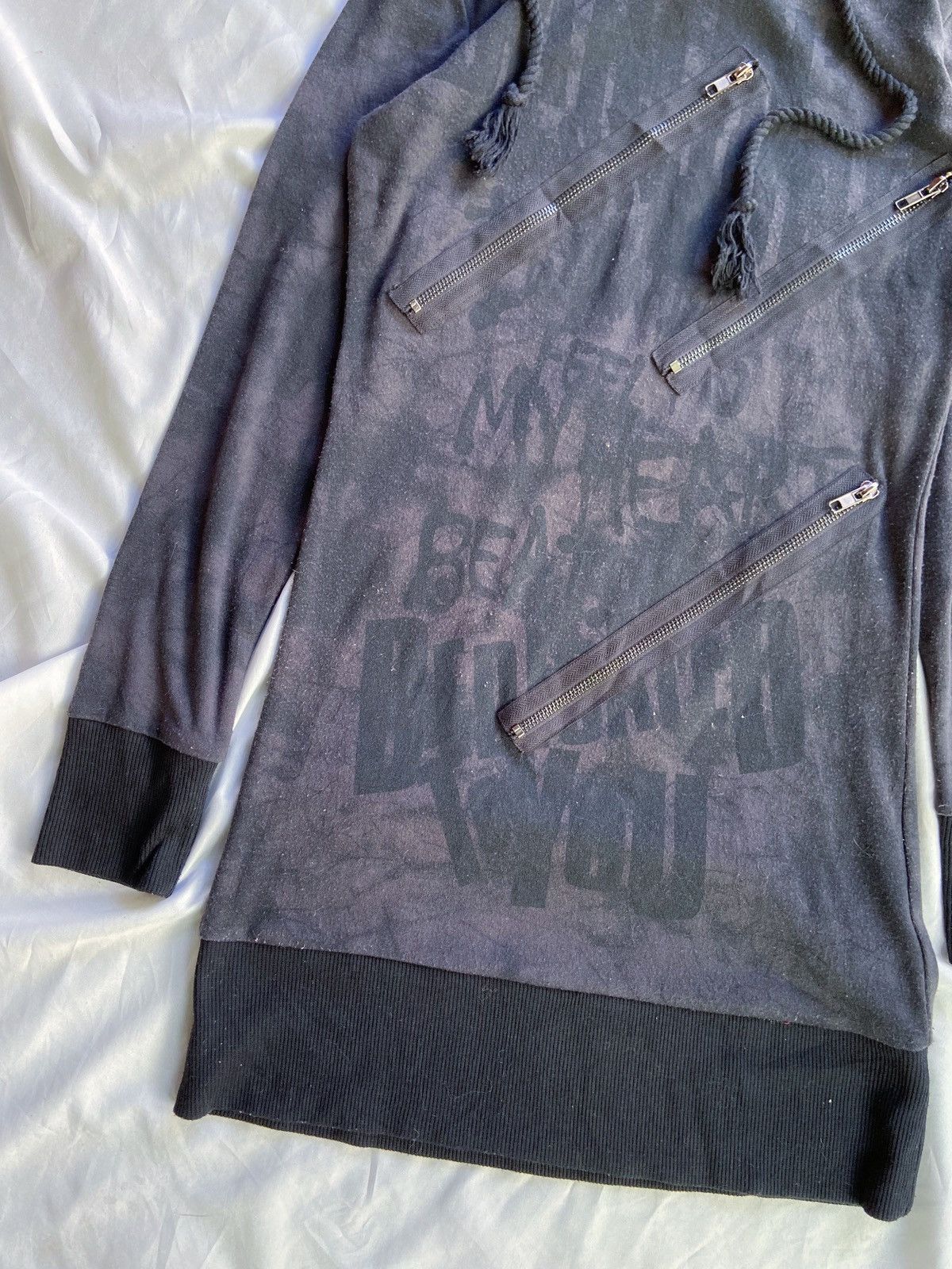 Japanese Brand TRY TO LOVE YOU PUNK STYLE HOODIE Size US S / EU 44-46 / 1 - 4 Thumbnail