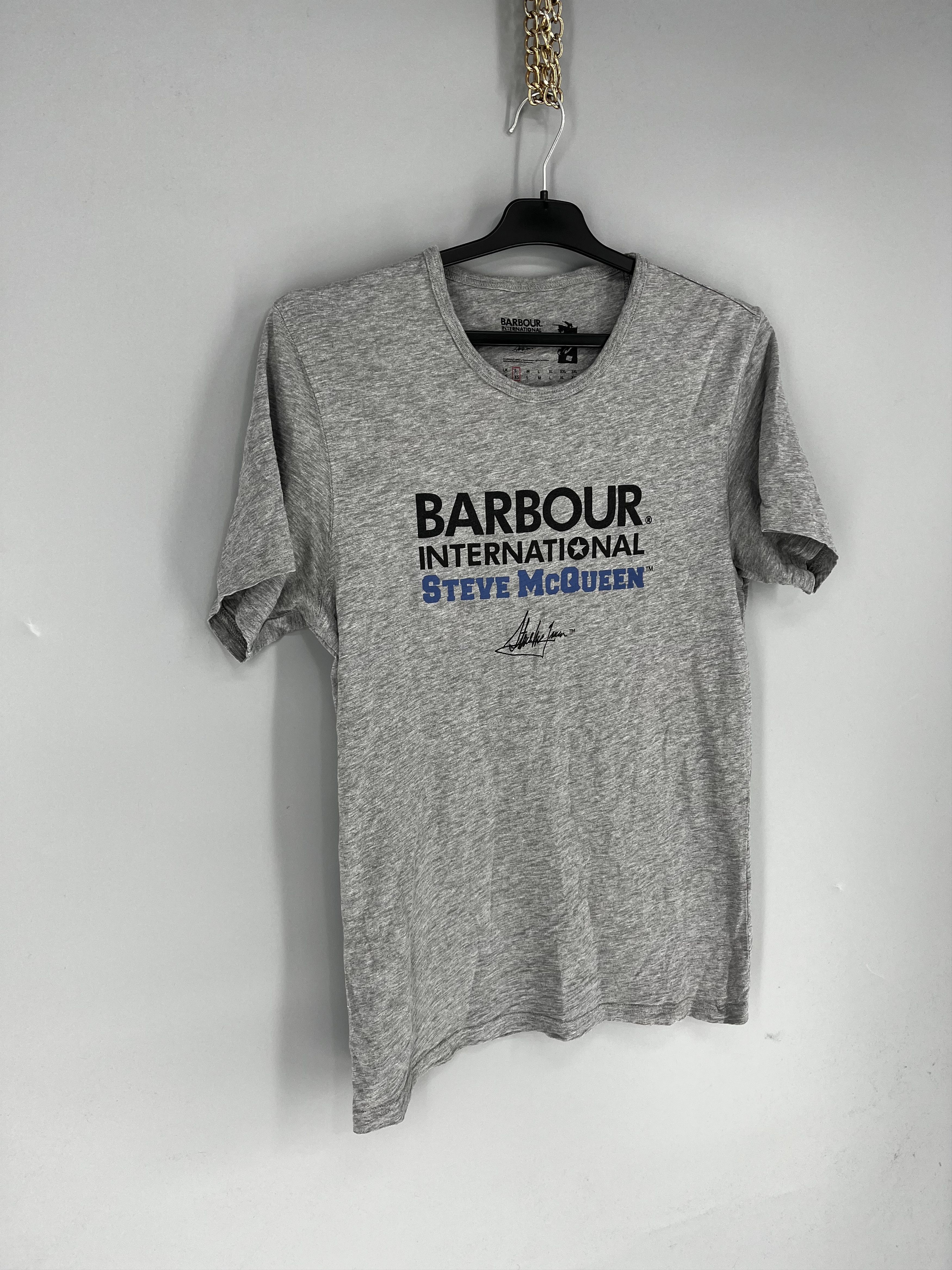Barbour VINTAGE Mens Barbour International Big Logo T-Shirt Size XS Size US XS / EU 42 / 0 - 2 Thumbnail