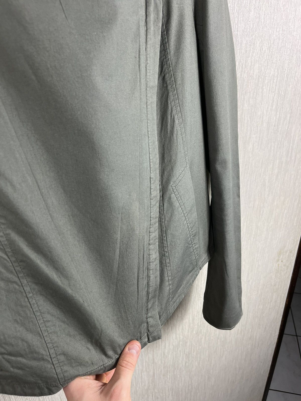 Helmut Lang × Vintage Helmut Lang moto biker cropped asymmetric zip draped jacket Size M / US 6-8 / IT 42-44 - 12 Thumbnail