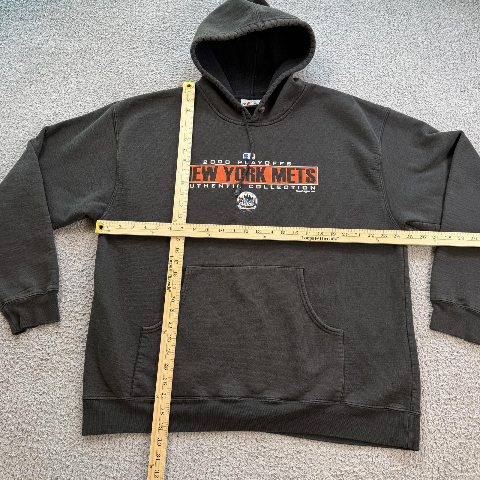 Majestic Vintage 2000 New York Mets Playoffs Hoodie Sweatshirt XL Size US XL / EU 56 / 4 - 3 Thumbnail