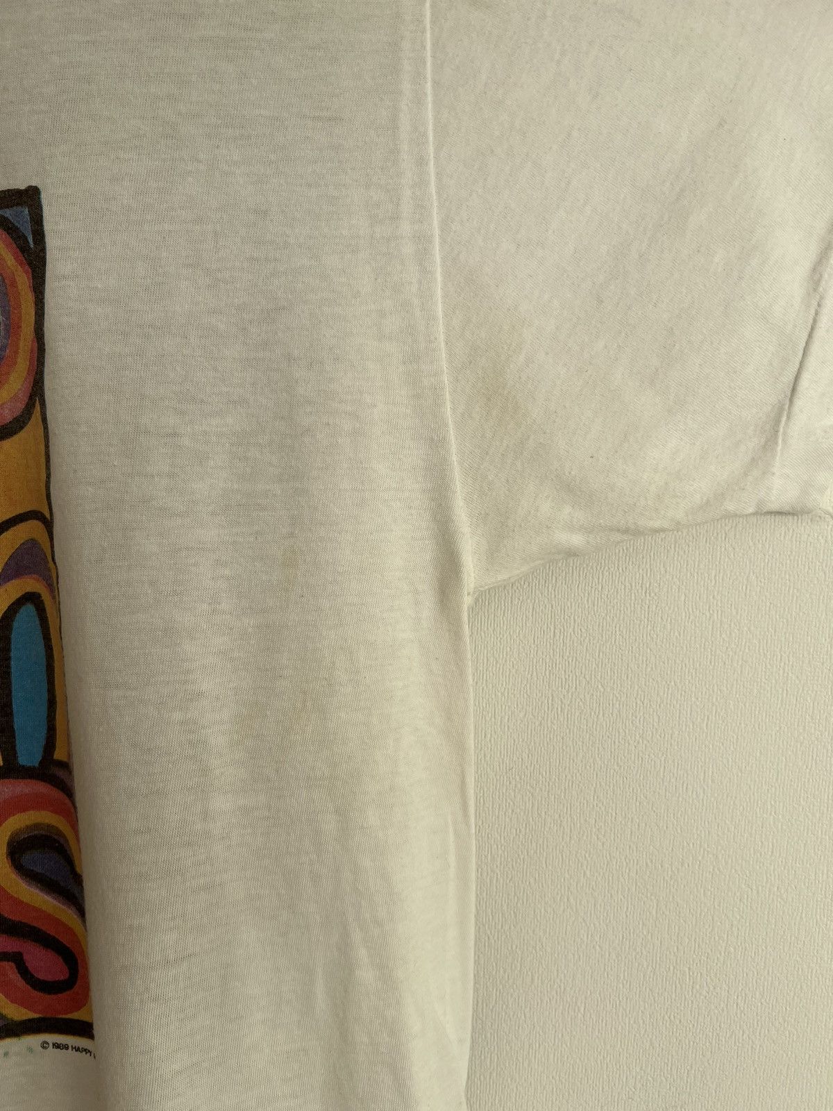 Band Tees Vintage 1989 Happy Mondays Rock Band White T-shirt Size US L / EU 52-54 / 3 - 11 Thumbnail