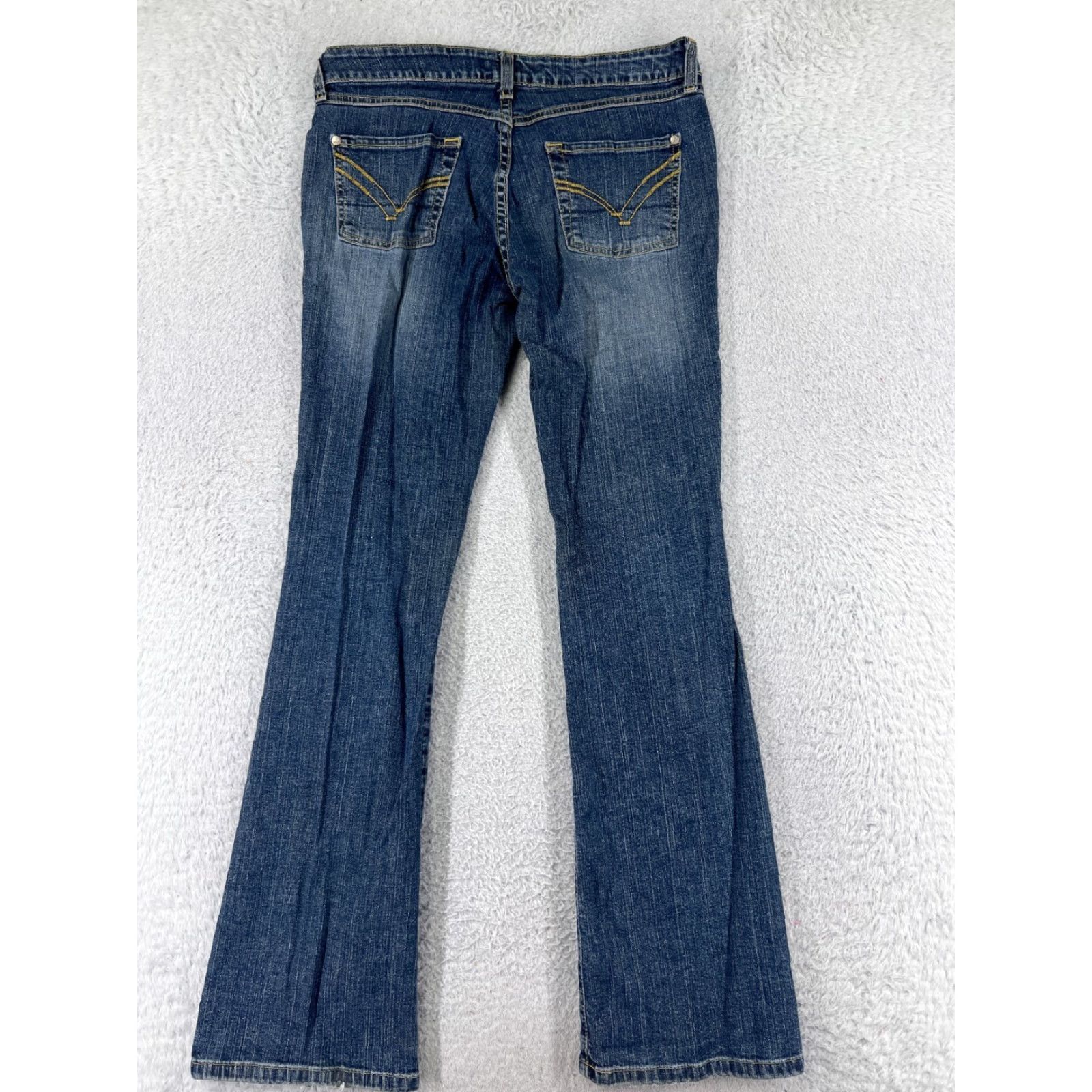 Anchor Blue AnchorBlue Jeans Womens 7 Denim Bootcut Slim Low Rise 5-Pocket Blue Cotton Blend Denim Vintage No Size 28" / US 6 / IT 42 - 2 Thumbnail