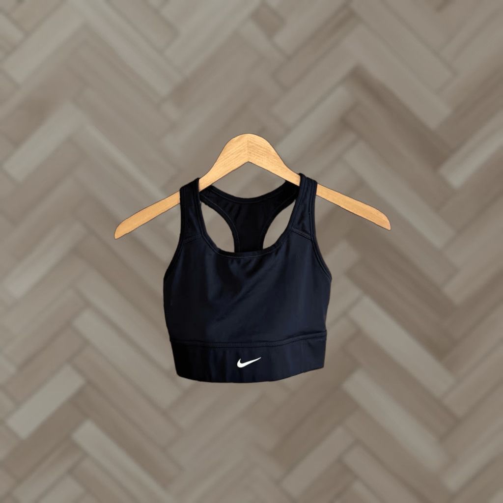 Nike Nike Sportswear Womens Black Dri-Fit Sports Bra Size Small S Activewear Womens Nike Sportswear Bra Black Small Dri-Fit Size ONE SIZE - 1 Thumbnail