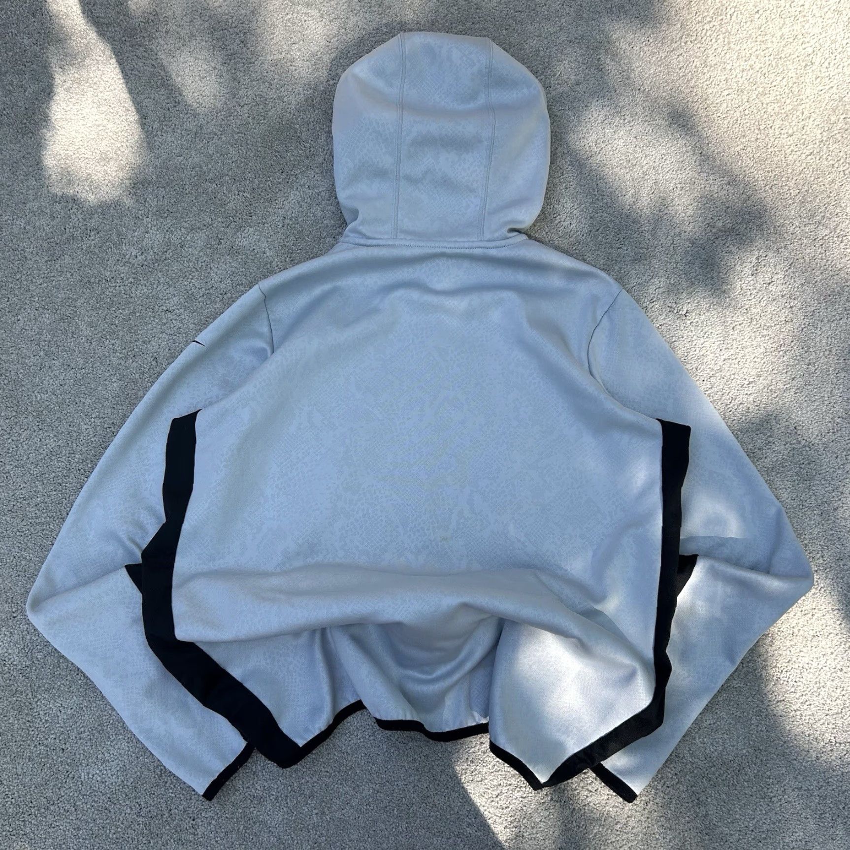 Nike Nike Anorak Hoodie Womens XL Gray Solid Zipper Pockets Hooded Warm Nike Therma Sports Sweatshirt 685672012 Size XL / US 12-14 / IT 48-50 - 3 Thumbnail