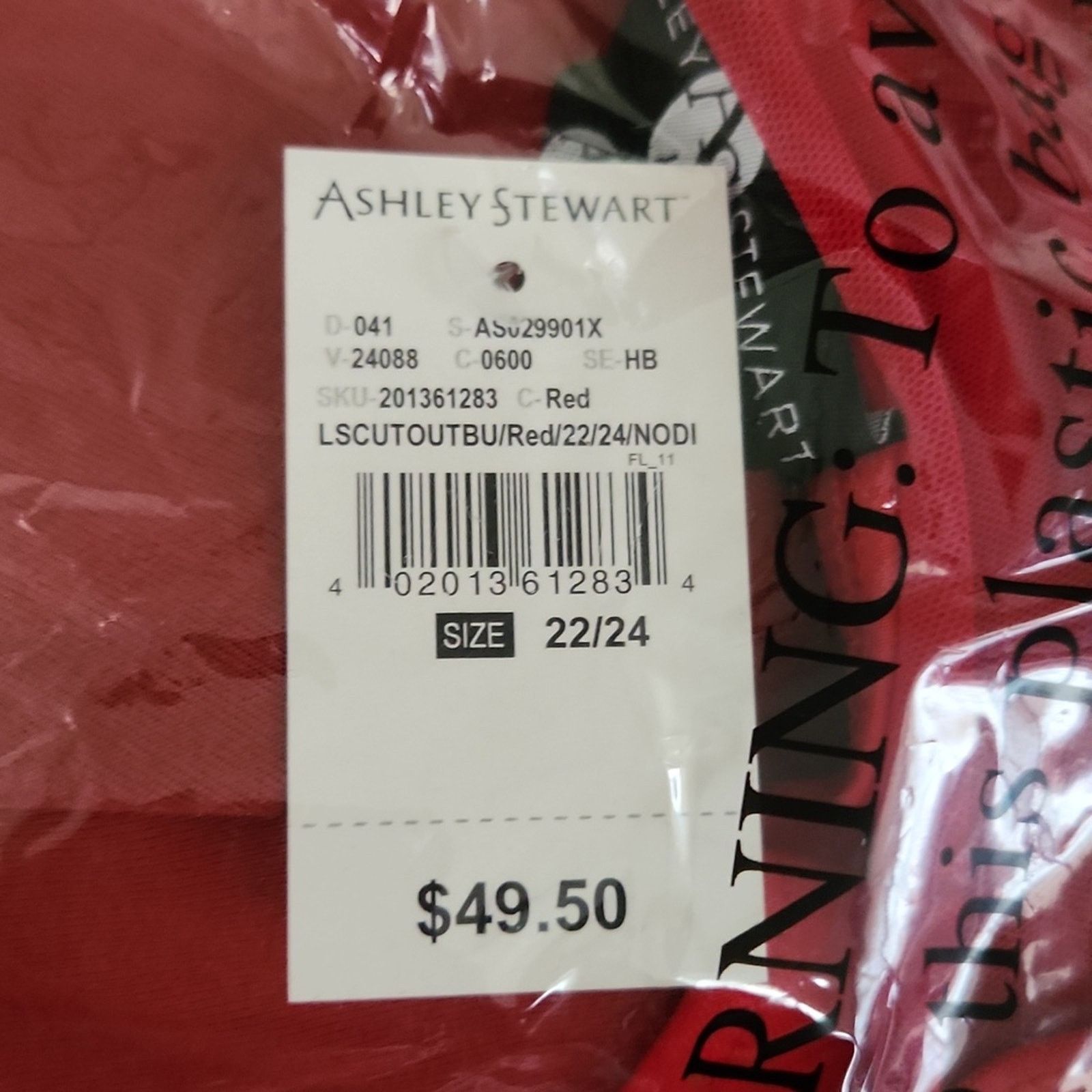 Other RED HOT ☆ FAUX LEATHER & MESH ☆ BUSTIER BODYSUIT 3x ☆ NWT Size 3XL / US 20-22 - 6 Thumbnail