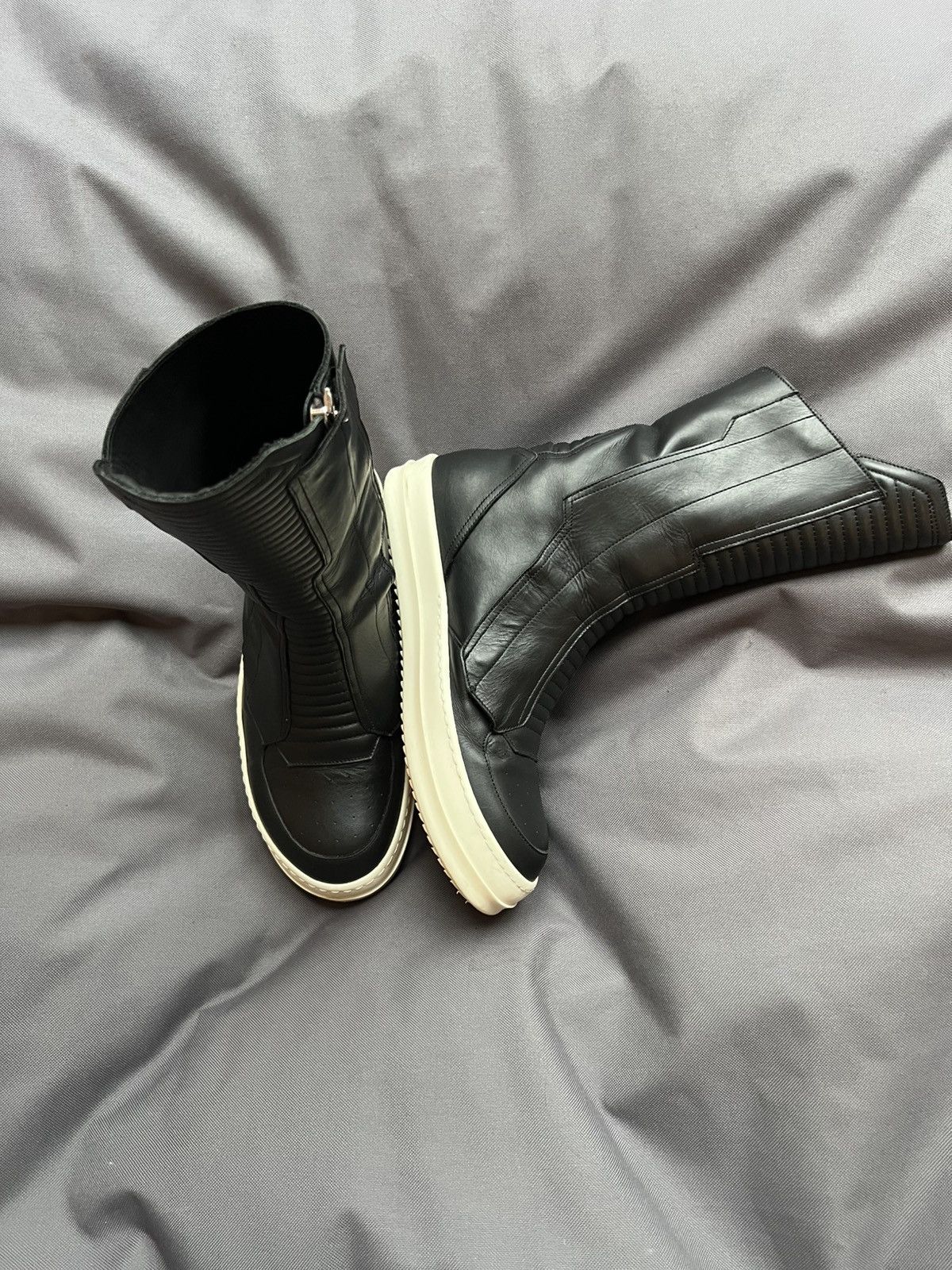 Rick Owens Rick Owens Moto Boots FW23 Size US 10.5 / EU 43-44 - 3 Thumbnail