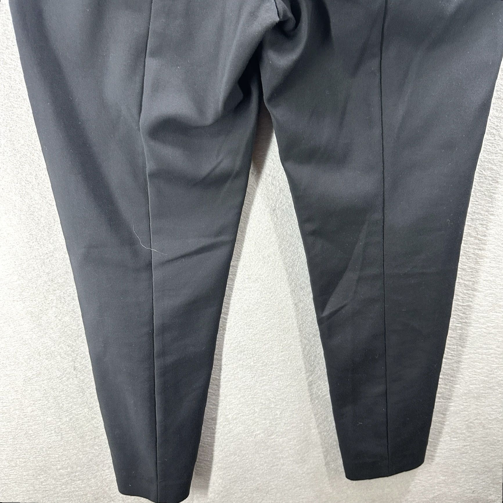 Akris Akris Pants Women Dress Pants Slim Tapered 2 Blue Cotton Blend Knit Zip Pleated 30in 90s City Preppy Size 26" / US 2 / IT 38 - 7 Thumbnail
