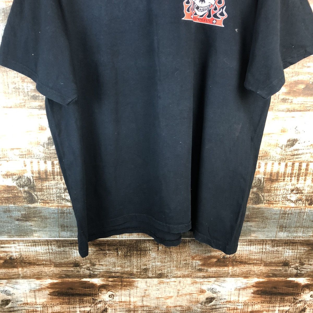 Vintage Badlands skull Dark Blue T-Shirt #A2594 Size US XL / EU 56 / 4 - 10 Thumbnail