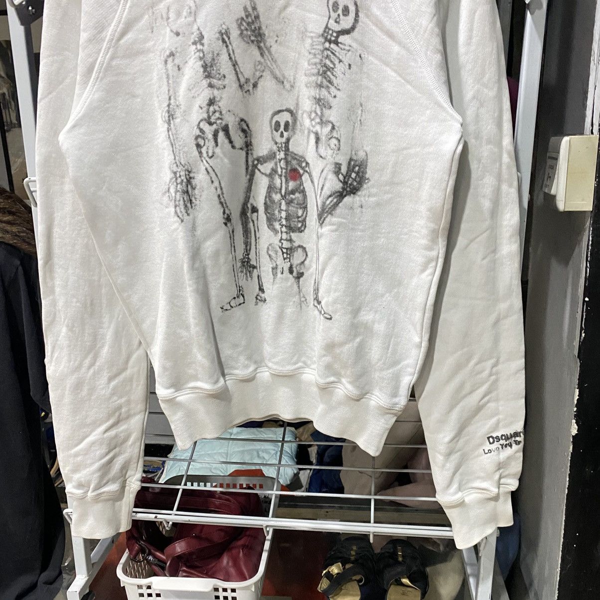 Dsquared2 Dsquared2 “Love You To Death” Sweatshirts Made in Italy Size US S / EU 44-46 / 1 - 4 Thumbnail