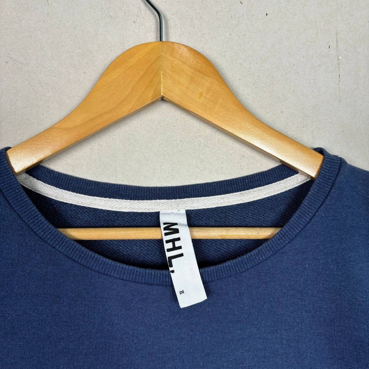 Margaret Howell MHL Margaret Howell Blue Crewneck Jumper Sweatshirt Size US M / EU 48-50 / 2 - 3 Thumbnail