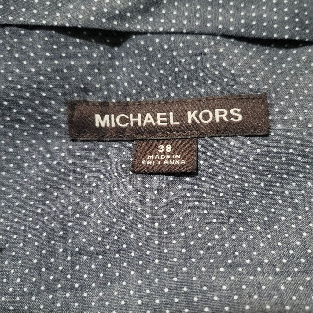 Michael Kors Michael Kors Men's Gray Adjustable Waist Linen Blend Chino S Size US 38 / EU 54 - 7 Thumbnail