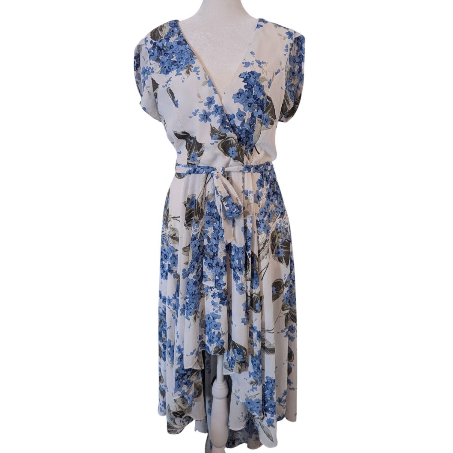 Lulus Lulus French Countryside Floral Print High-Low Dress Large Size L / US 10 / IT 46 - 3 Thumbnail
