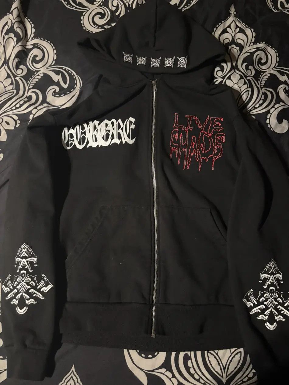 Ken Carson KEN CARSON GORECORE LIVE CHAOS ZIP UP HOODIE