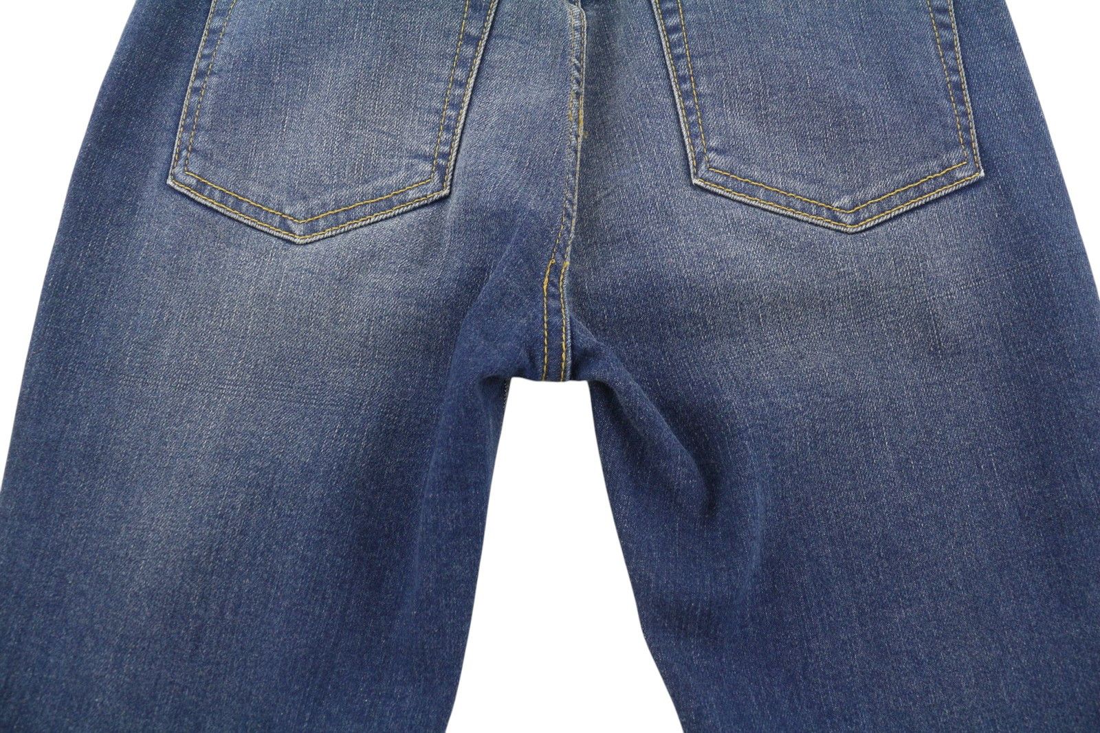R13 ALISON SKINNY 27 Lily Blue FX Faded Washed Zip 86348 Size 27" / US 4 / IT 40 - 12 Thumbnail