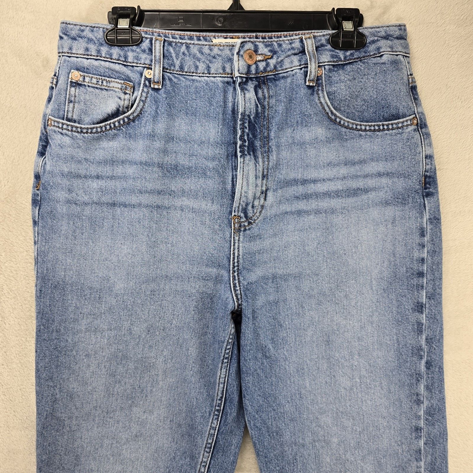 Free People Free People We The Free Pacifica Slim Straight Leg Jeans 32 Size 32" / US 10 / IT 46 - 2 Thumbnail