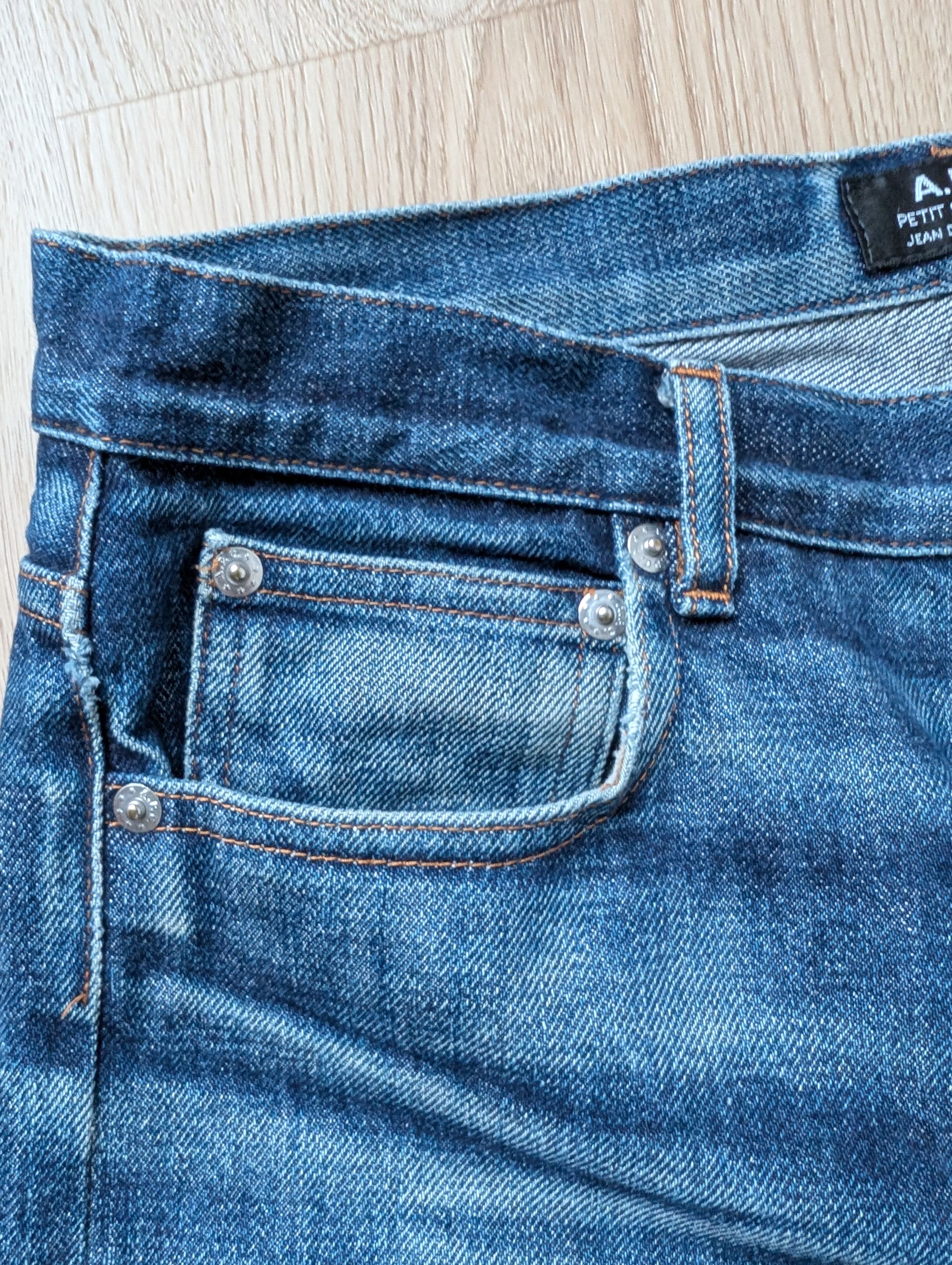 A.P.C. A.P.C. Standard Blue Jeans Selvedge Distressed Faded Size US 29 - 5 Thumbnail