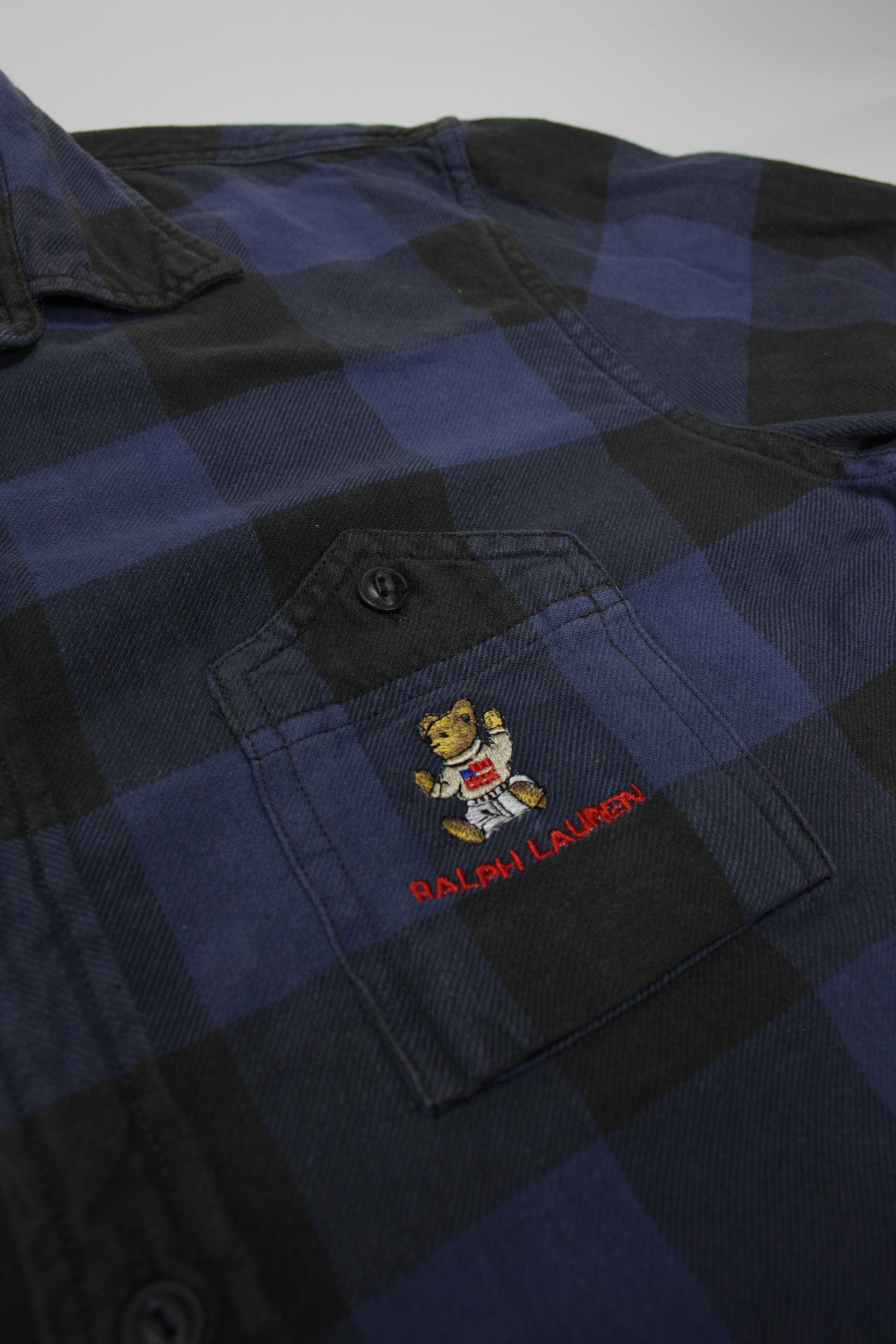 Denim & Supply Ralph Lauren × Polo Ralph Lauren Ralph Lauren Polo Bear Pocket Plaid Button Up Shirt Size US M / EU 48-50 / 2 - 3 Thumbnail