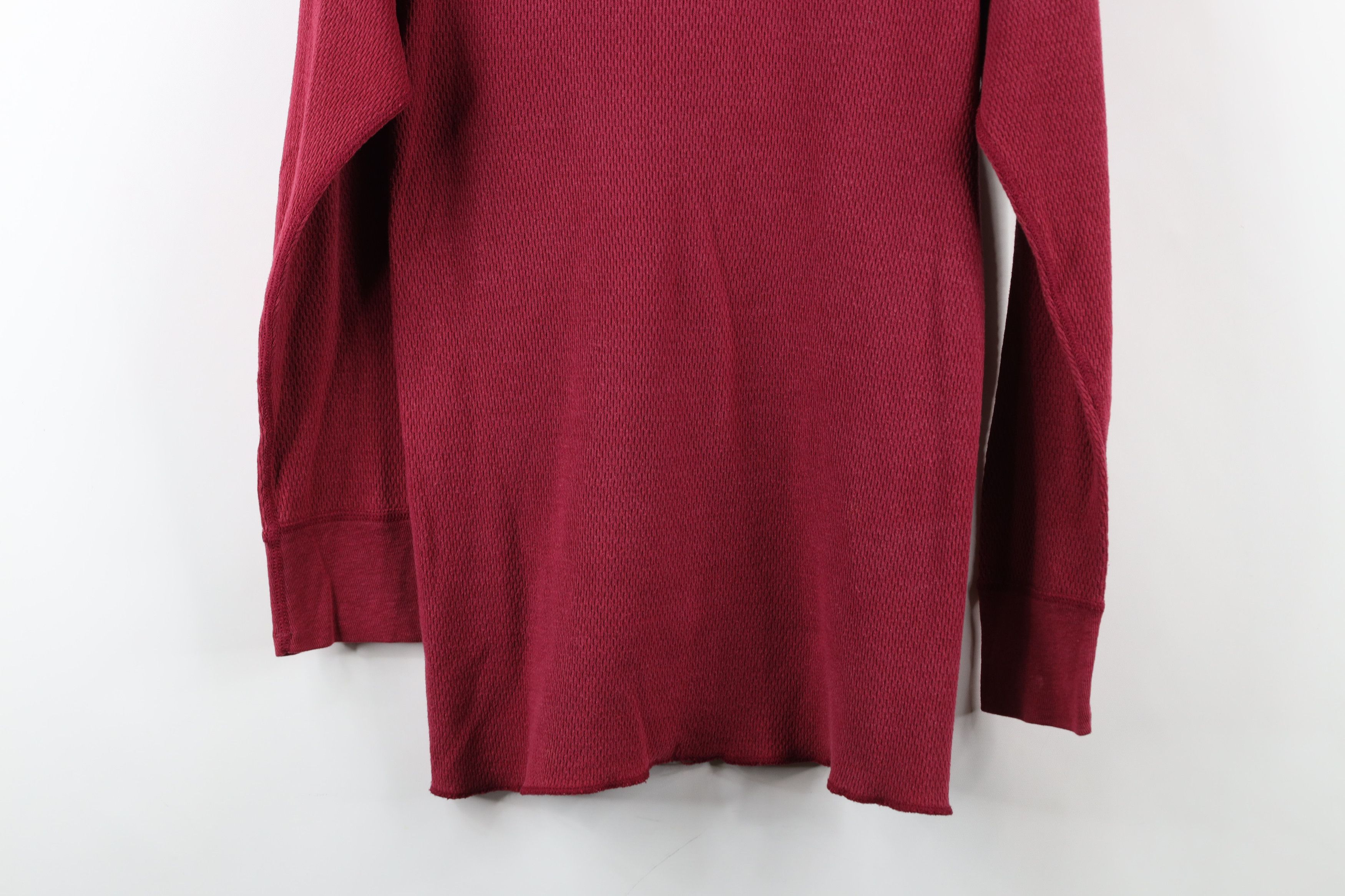 Hanes × Vintage Vintage 70s Hanes Blank Thermal Waffle Knit T-Shirt USA Size US M / EU 48-50 / 2 - 13 Thumbnail