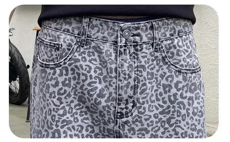 Japanese Brand Streetwear Leopard Print Loose Casual Jeans Pants Size US 30 / EU 46 - 6 Thumbnail