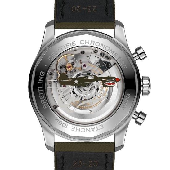 Breitling o1mt1gz0125 Size: OS / Aviator 8 Watch in Green & Silver Size ONE SIZE - 3 Thumbnail
