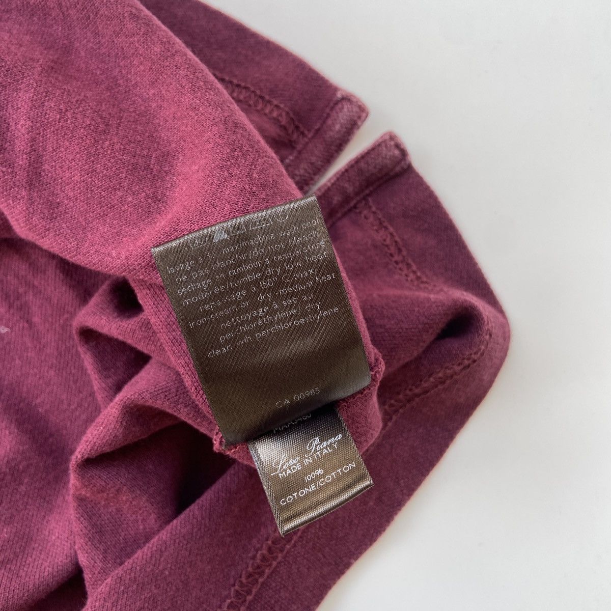 Loro Piana Loro Piana Long Sleeve Polo Size US S / EU 44-46 / 1 - 9 Thumbnail